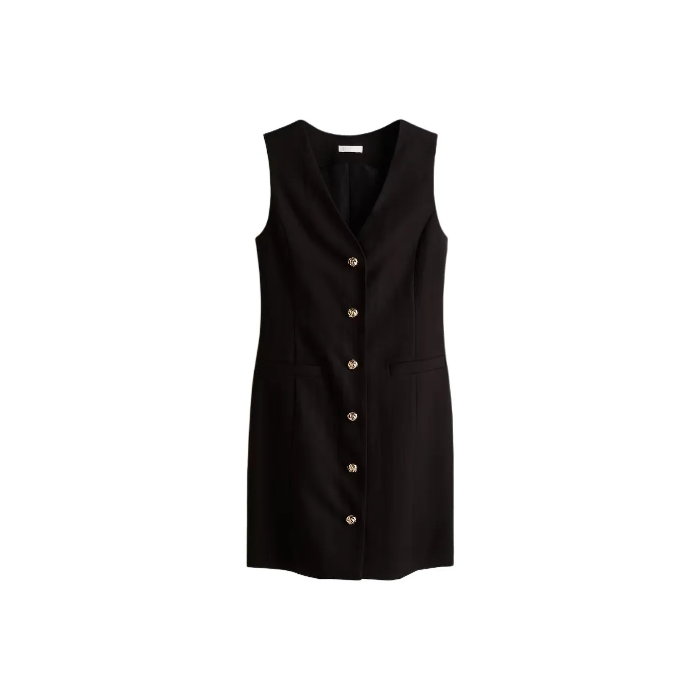 H&M Черные Женские Платья без Рукавов