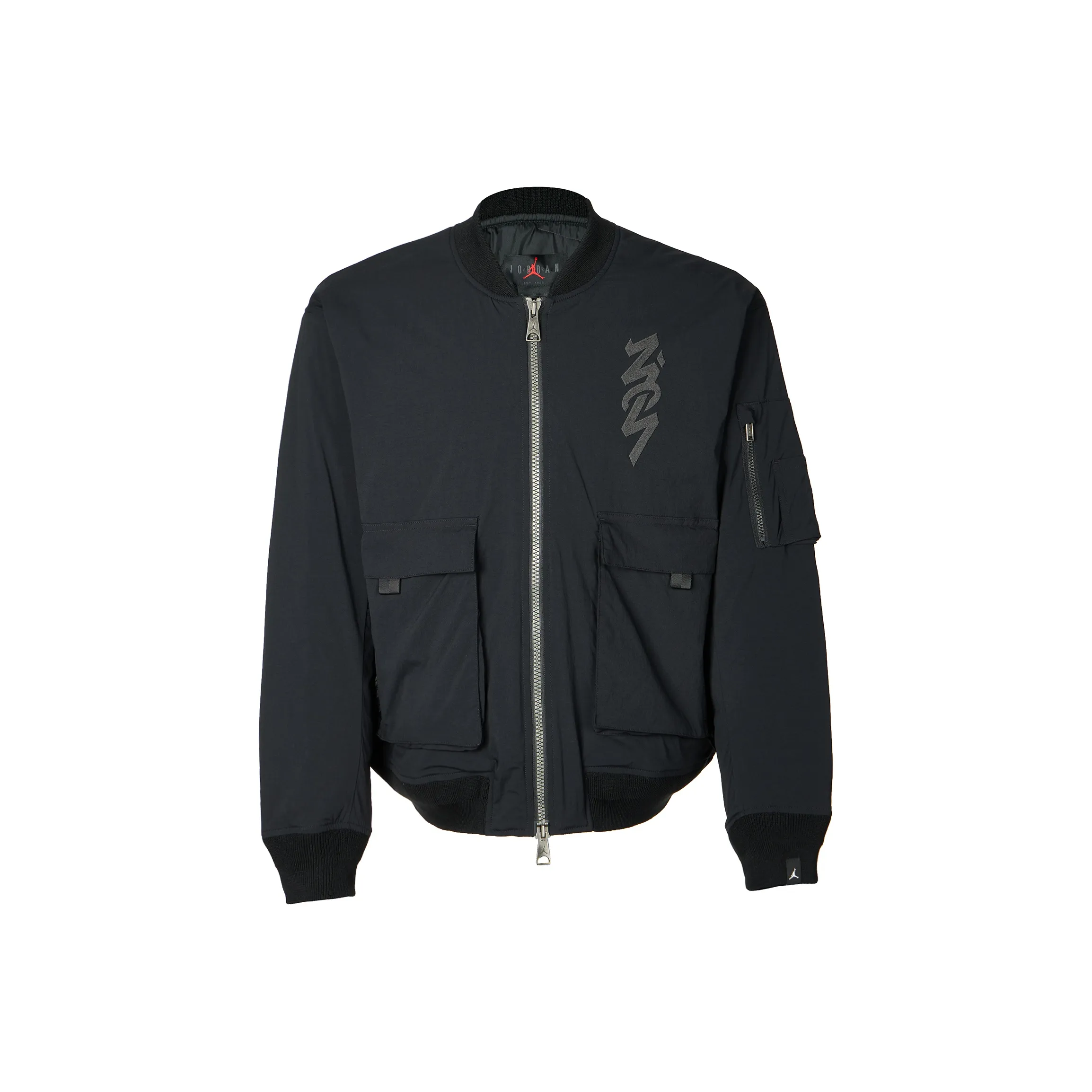 Джордан Хлопковый пуховик Мужской Черный