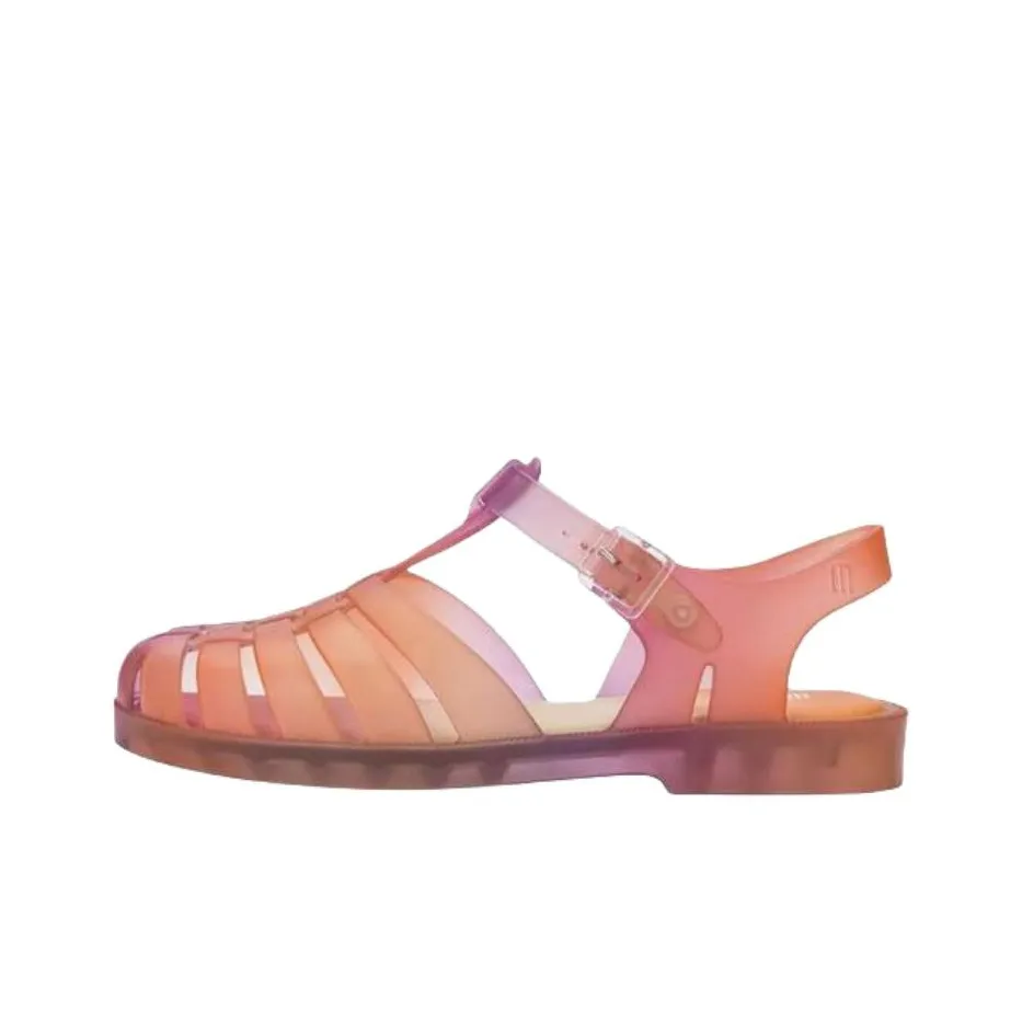 Сандалии Melissa в римском стиле Женские Розовый Оранжевый