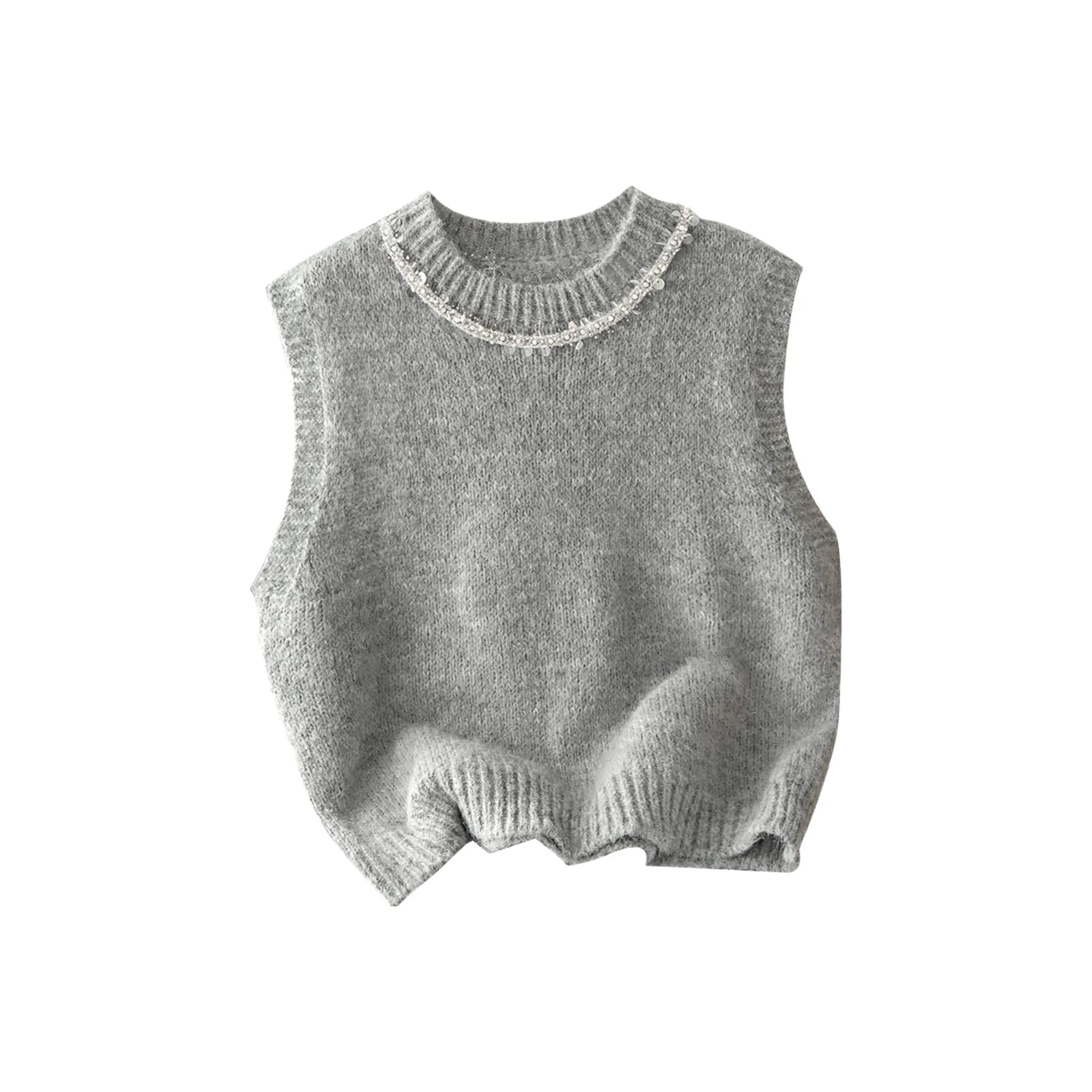 Cypress House Светло-серый Женский жилет