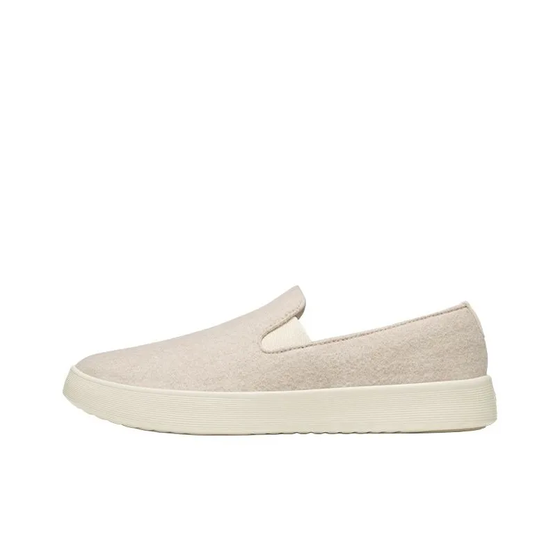 Allbirds Wool Cruiser Slip On Легкий Низкий Топ Повседневная обувь Мужская Бежево-желтая