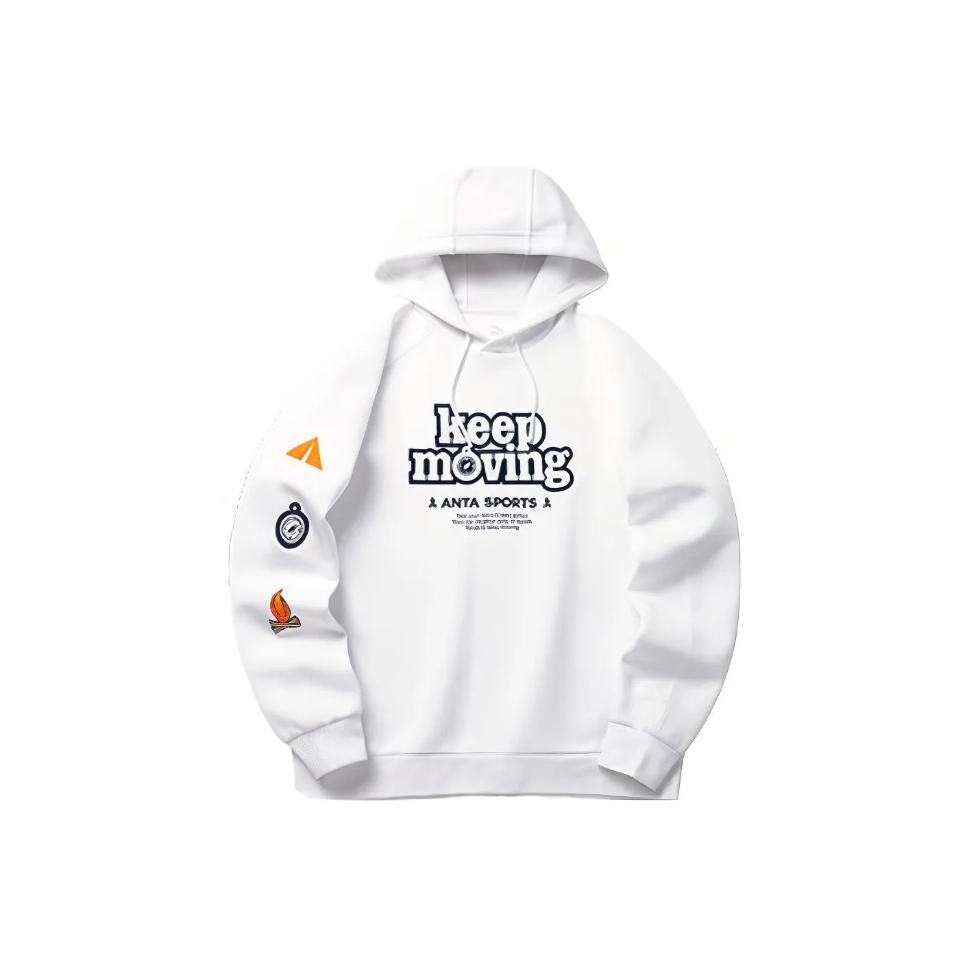 Anta Life Collection Белый Унисекс Свитшоты