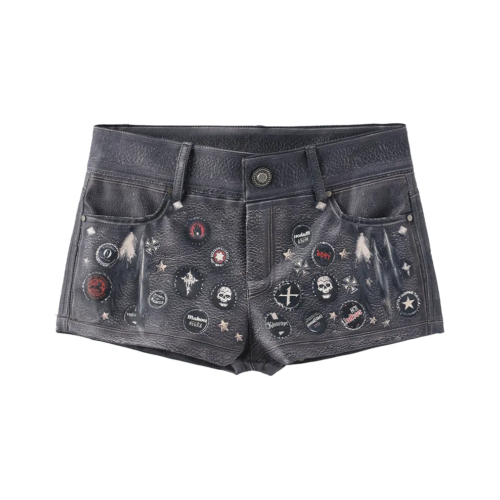 DND4DES Темно-синий, женские, повседневные, шорты