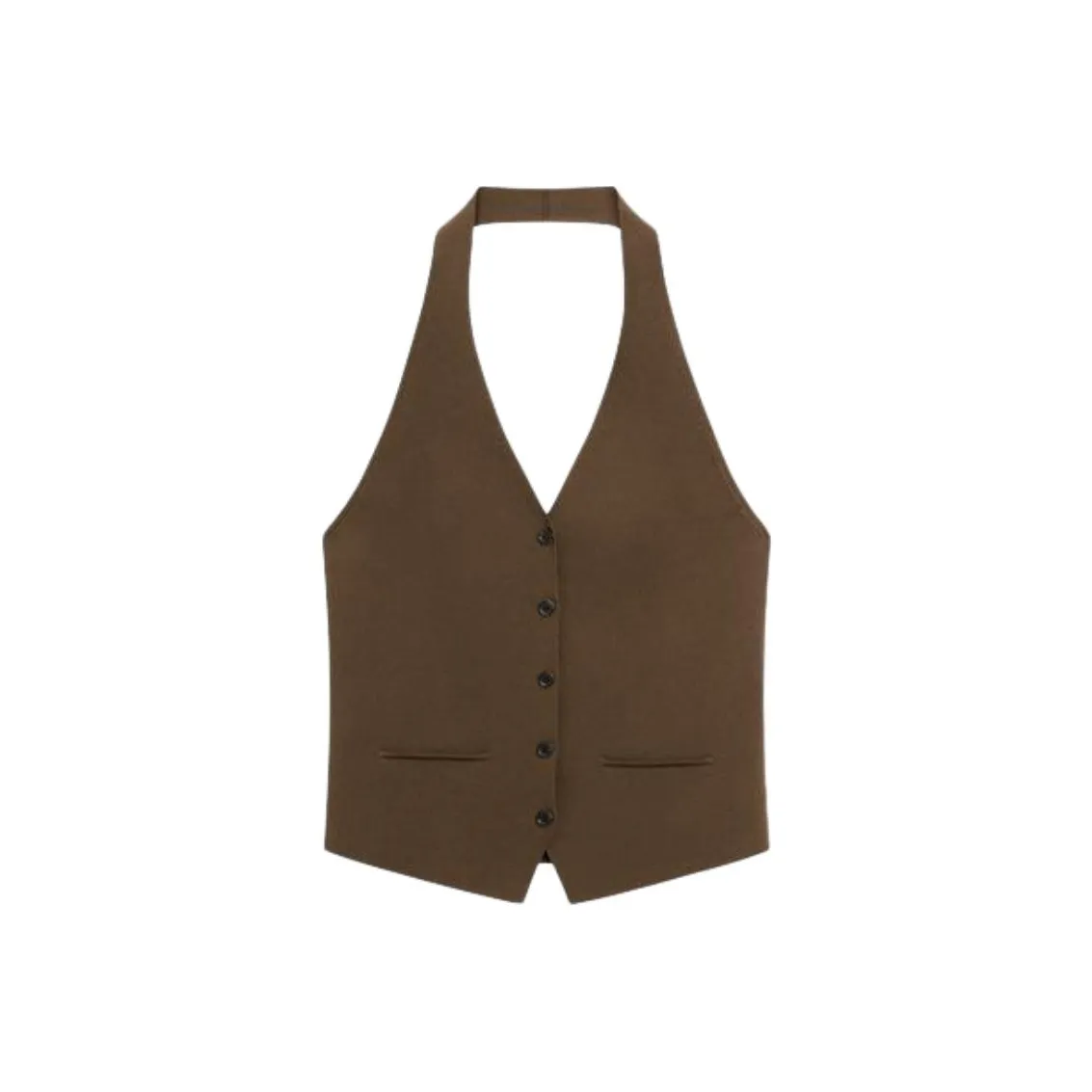 Massimo Dutti Коричневый Зеленый Женские Майки