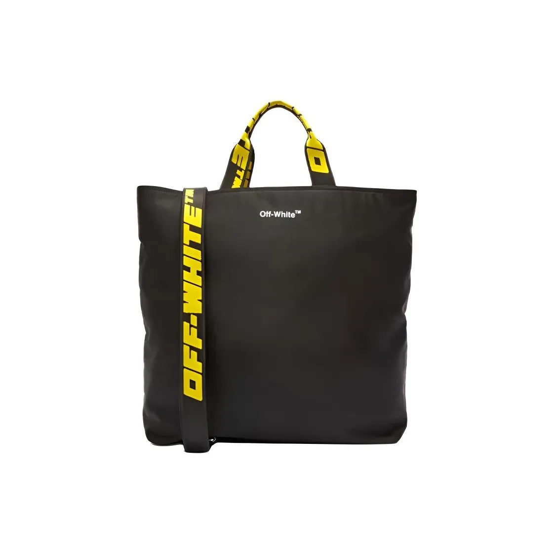 OFF WHITE Logo print Tote Bag