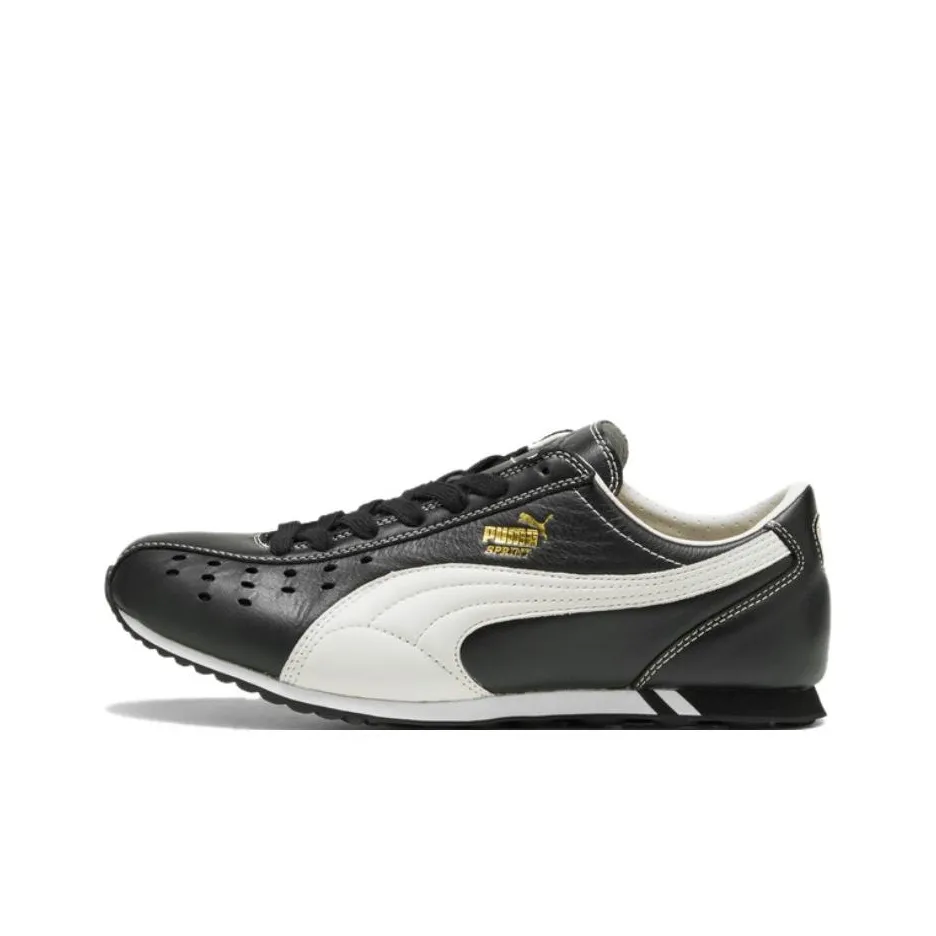 PUMA Дышащий Низкий Топ Casual Унисекс Черный Белый