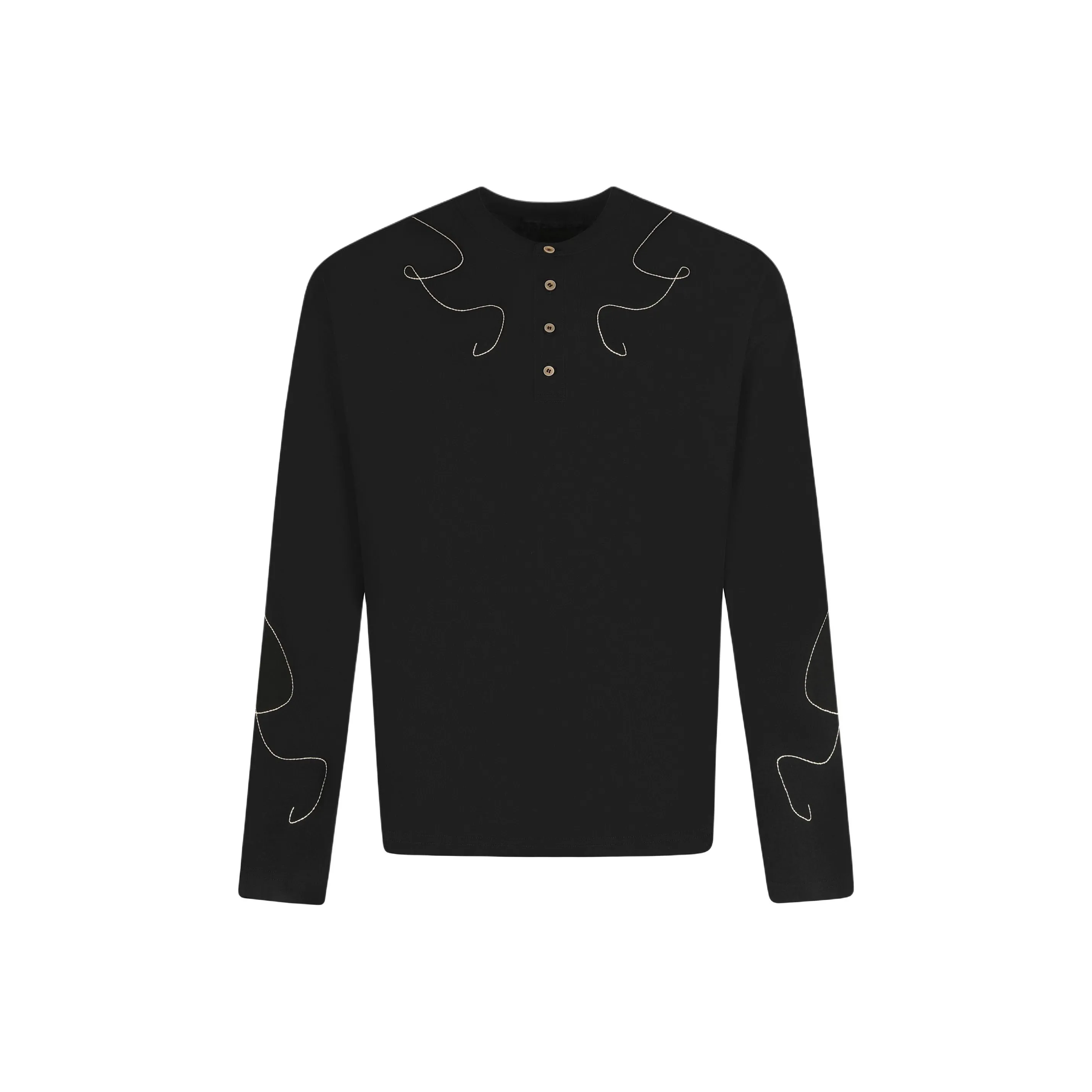 ONITSOP Relaxed Модный Уличная Одежда Длинный Рукав Т-Рубашка Унисекс