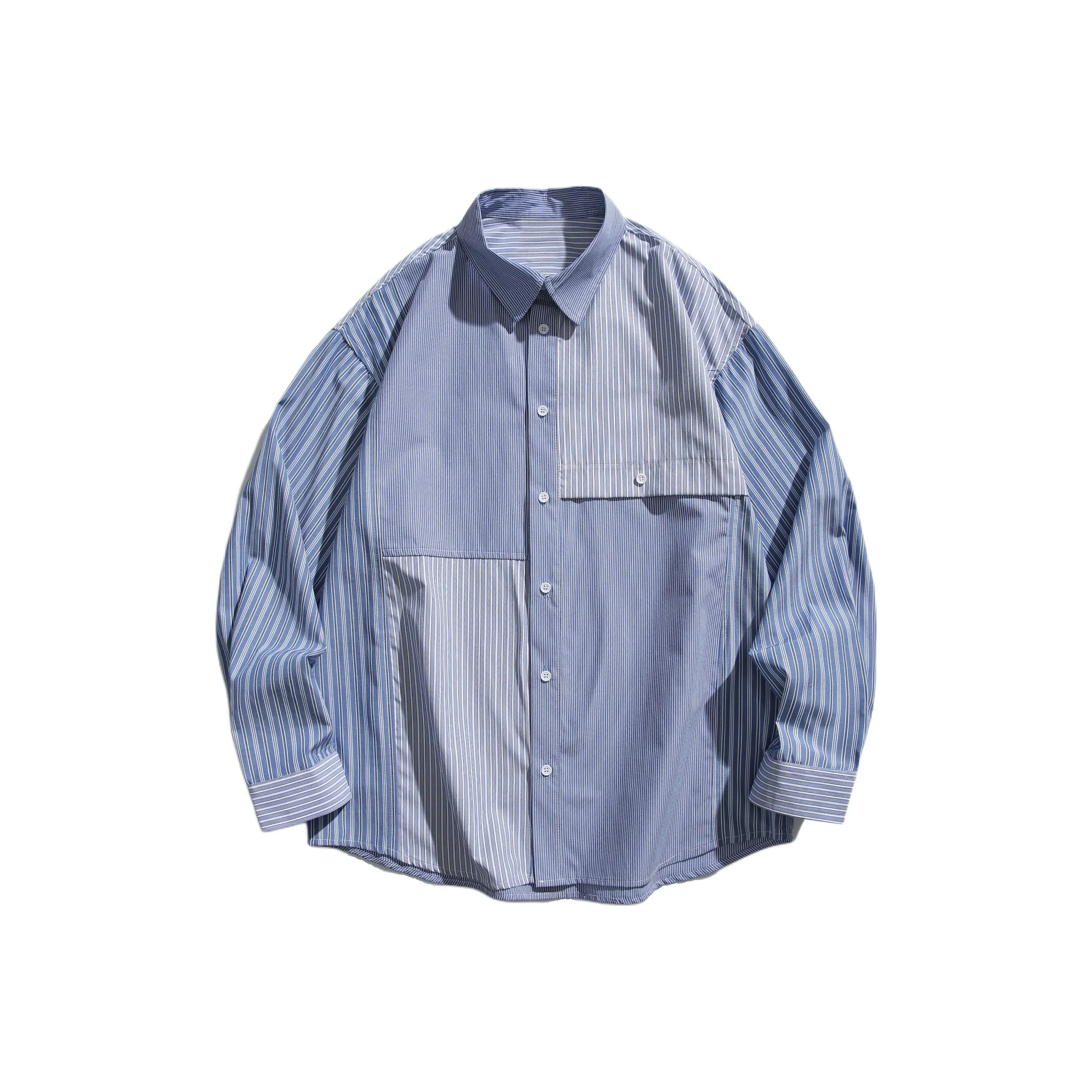 GEOGRE ALEX Синий Унисекс Рубашки