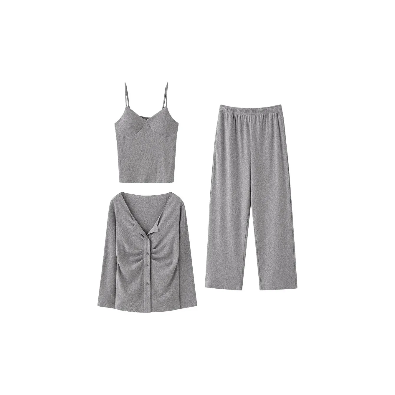 Pretty lady Серый Женский комплект пижам