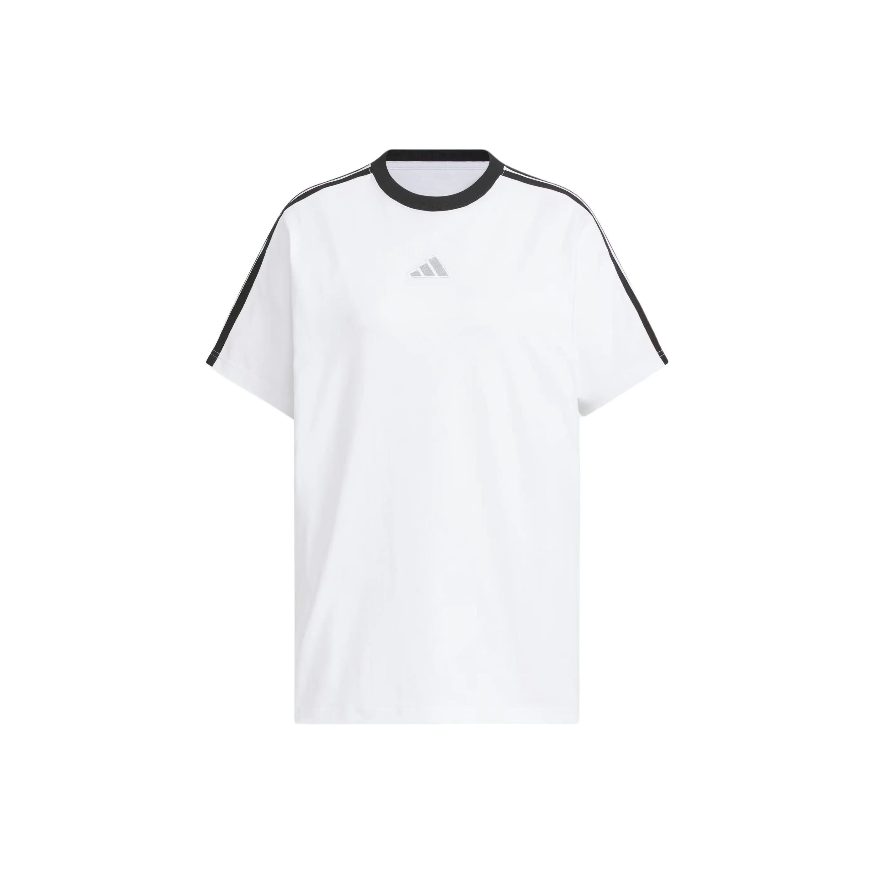 Adidas Boyfriend Рукав с оборванным плечом T-рубашка Женская