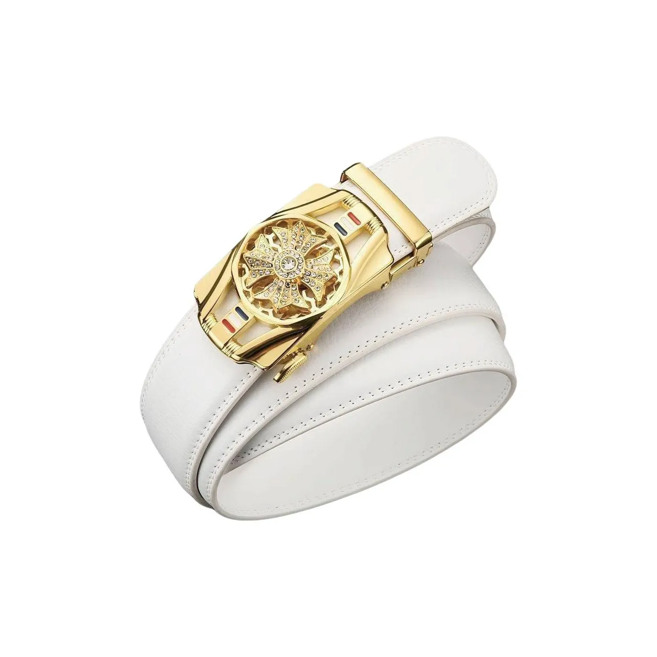 JEANSWEST Ремни из спилок коровьей кожи Мужской 3,5CM