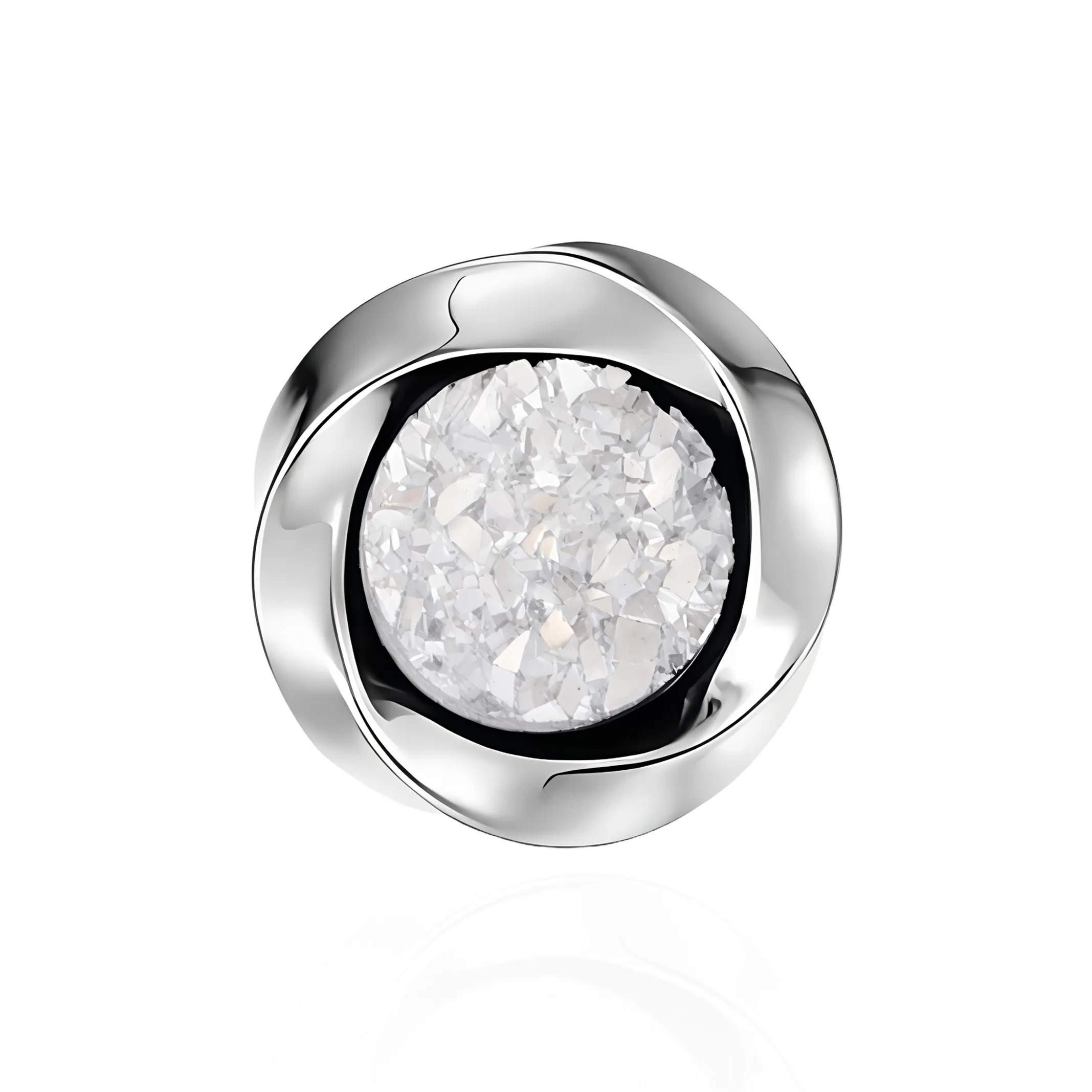 May10th Серебро S925 Stud Мужская Нижняя Заколка Серьги Унисекс