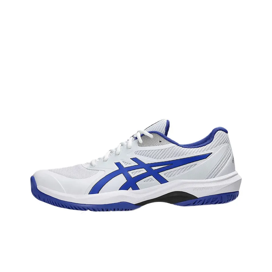 Asics Гель GAME FF Дышащий Поддержка Низкий Топ Теннисные Кроссовки Мужские Белый Синий