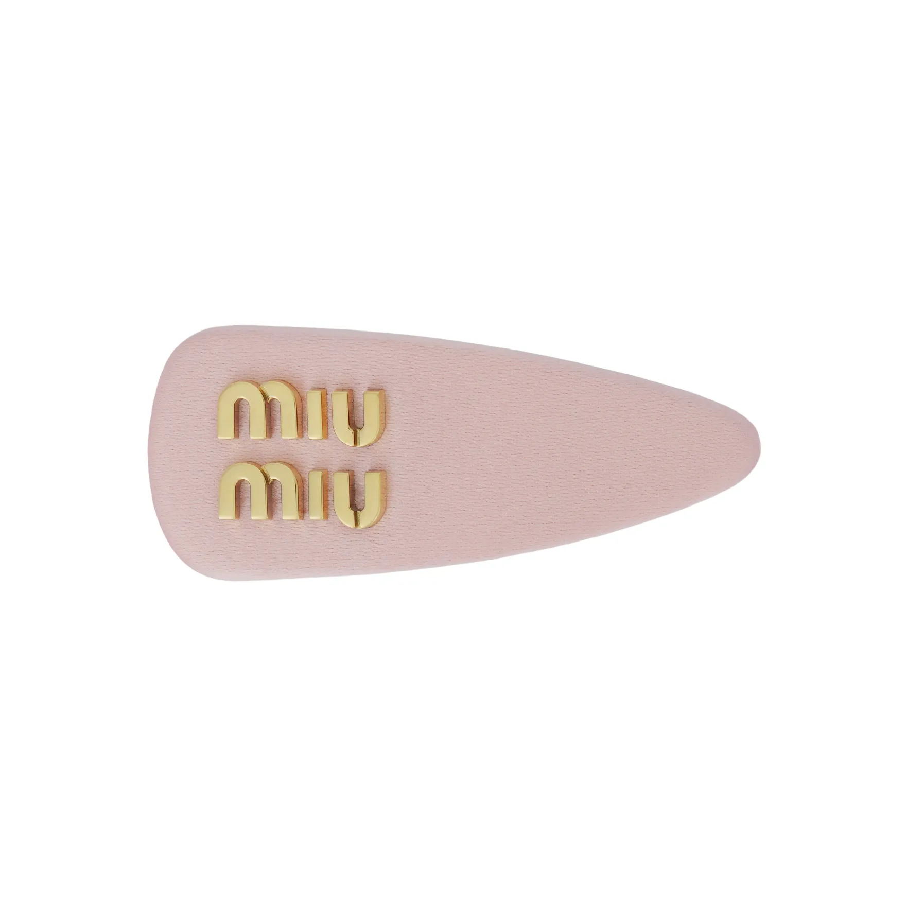 MIU MIU Metal, Silk, Satin, Viscose Hair Clips Women's Pink
