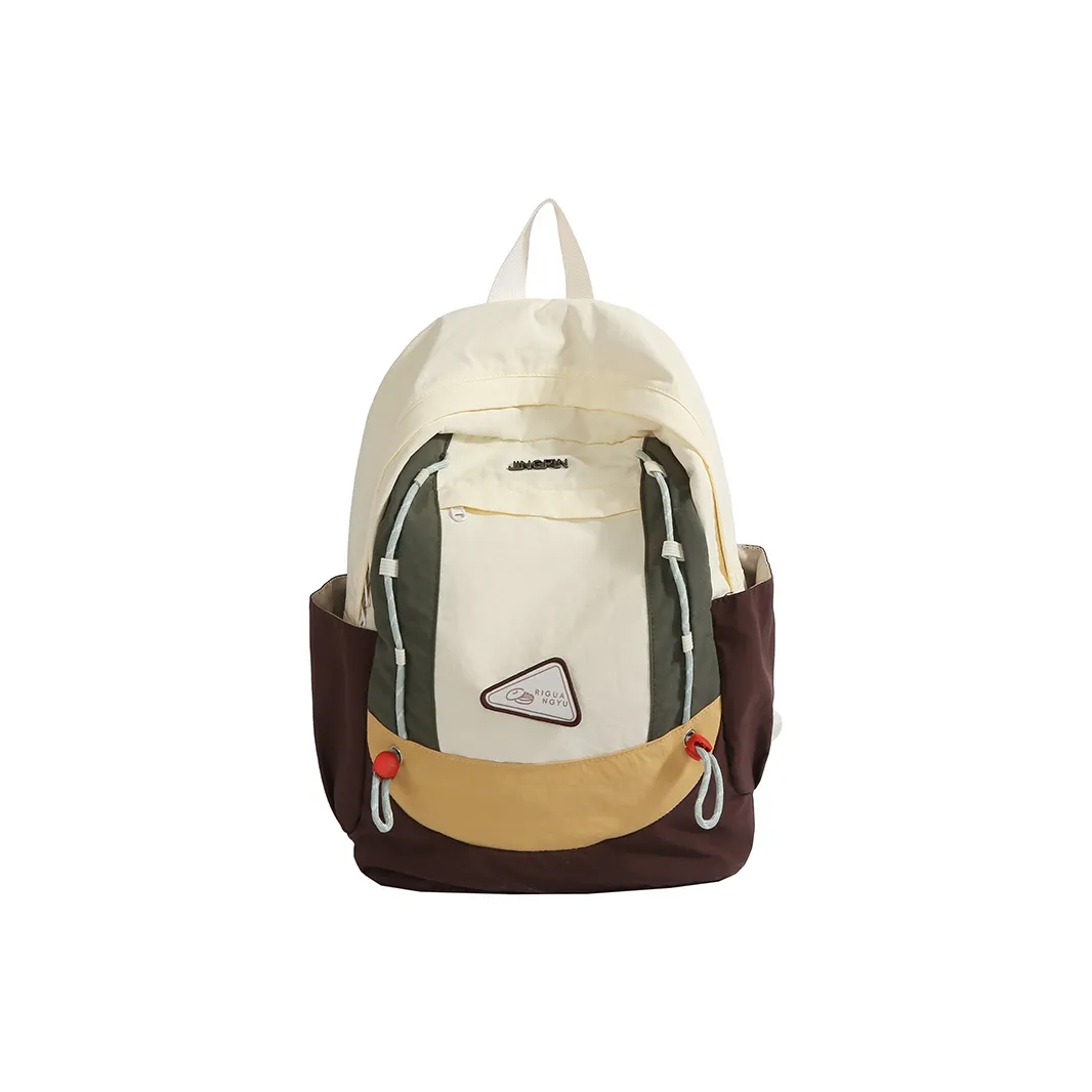 Vack Нейлоновый Рюкзак Стандартный Унисекс Желтый Серый Экрю