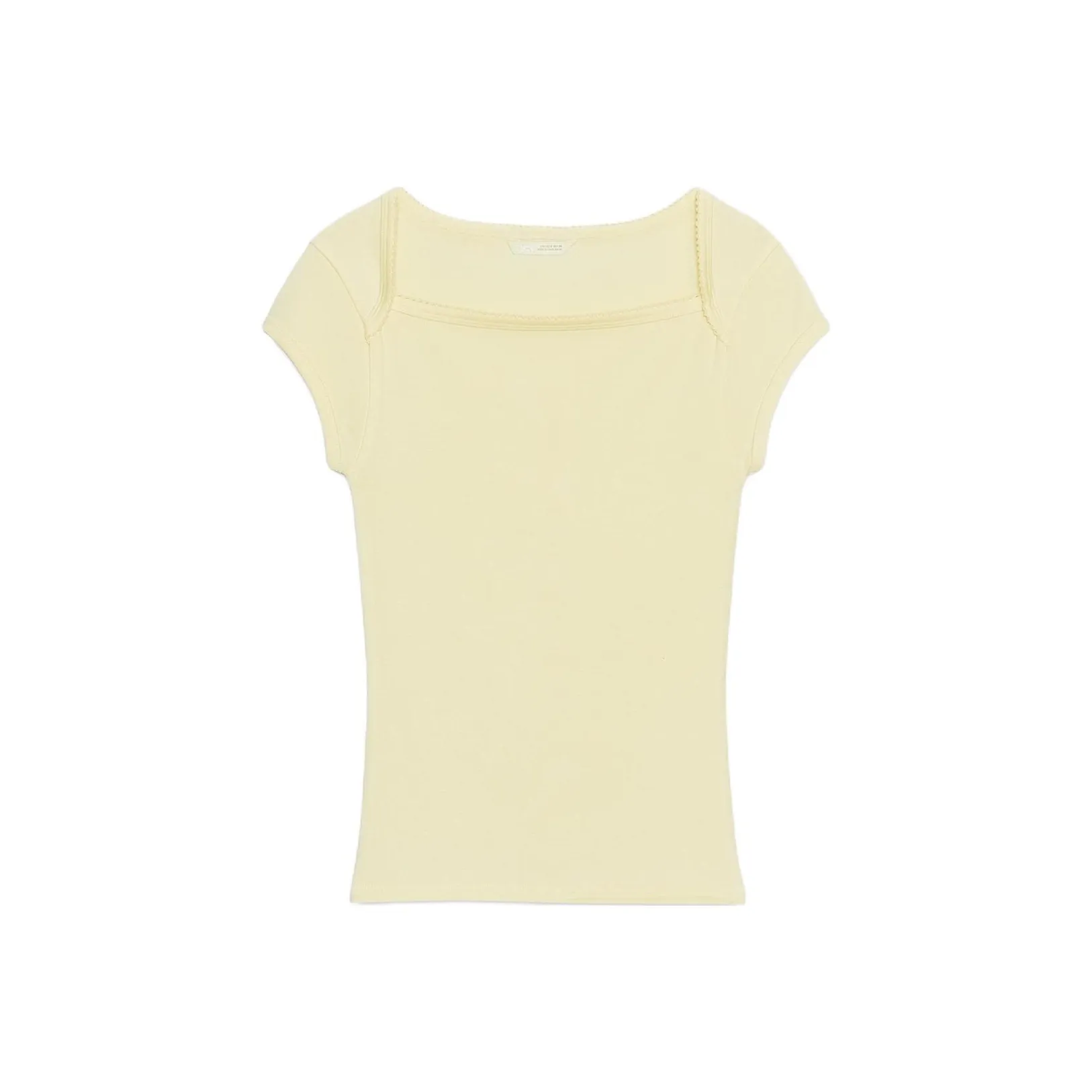 ZARA Желтые Женские T-рубашки