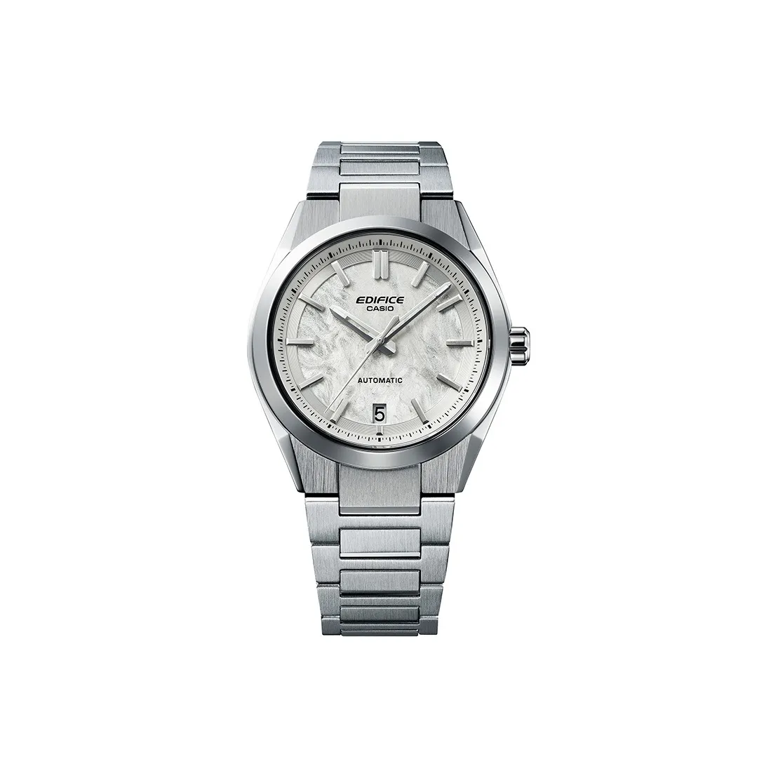 CASIO EDIFICE Механическое механическое часы из нержавеющей стали с ремешком мужские часы белый циферблат