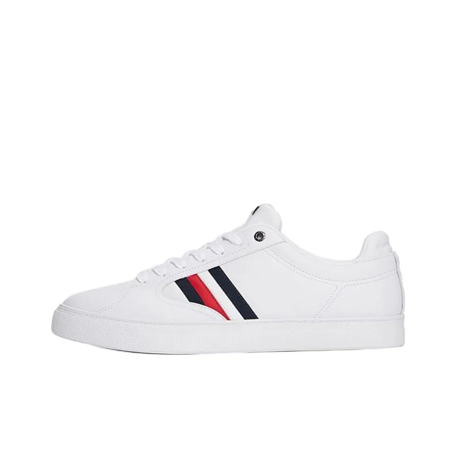 Tommy Hilfiger Trainers Low Топ Скейтборд Кроссовки Мужские Белые