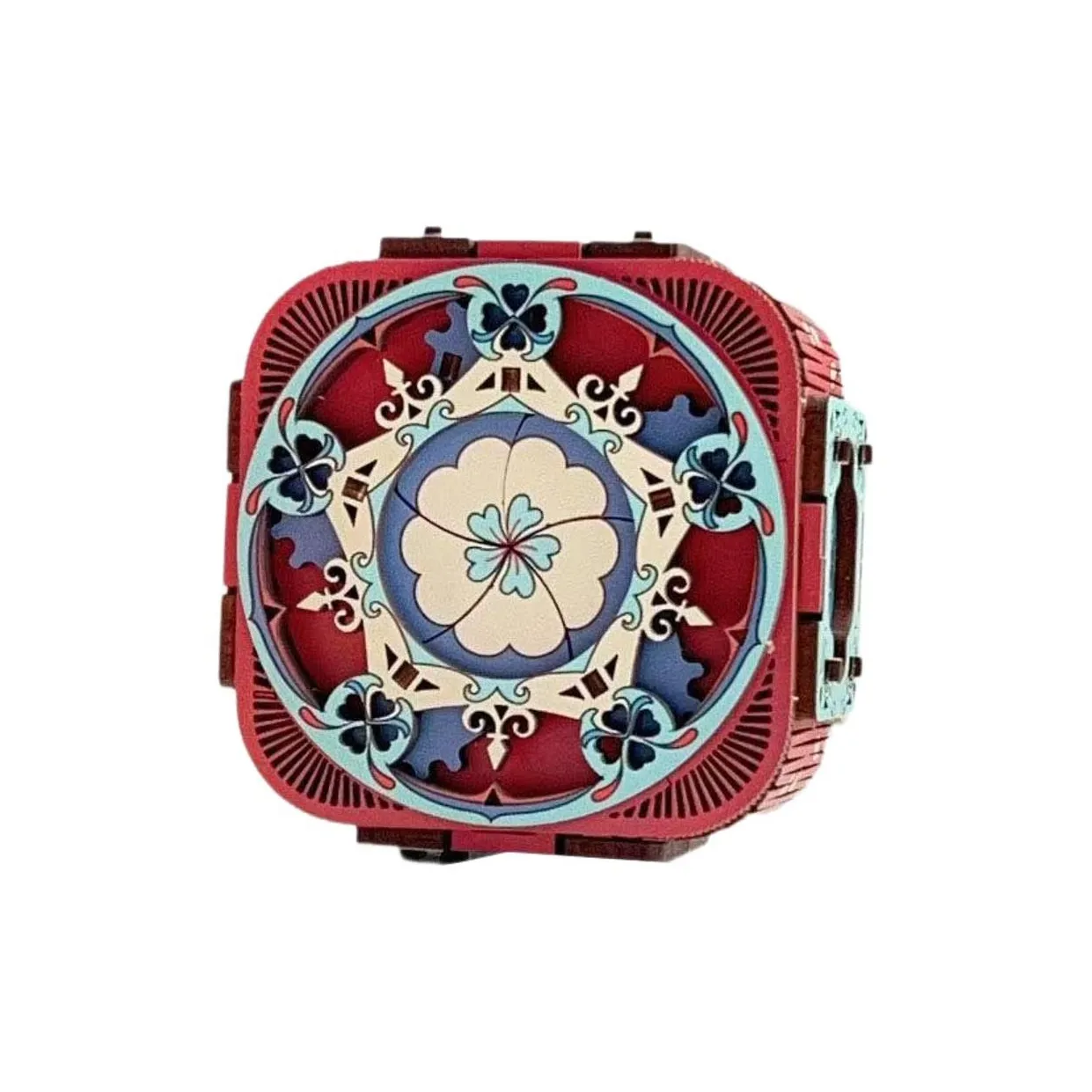 MENGJIMA Музыкальная коробка Деревянный пазл DIY Игрушки