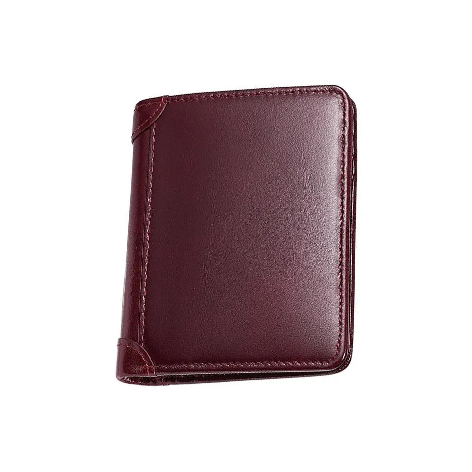 Tong Tong Rabbit Вощеная кожа Коровья кожа Кошелек Мужской Многоцветный