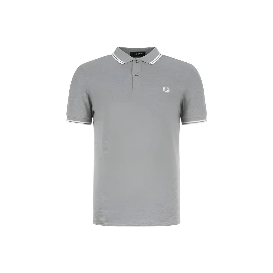 FRED PERRY Polo Shirts Men Gray