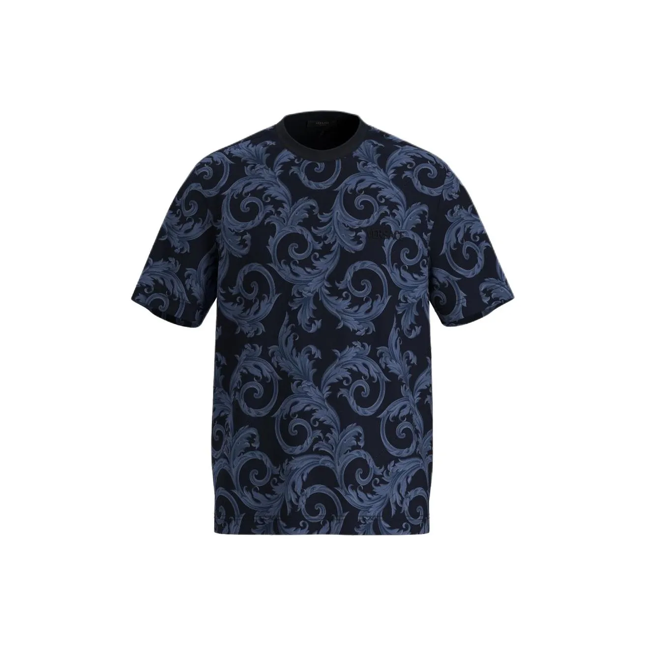 VERSACE Мужские синие T-рубашки