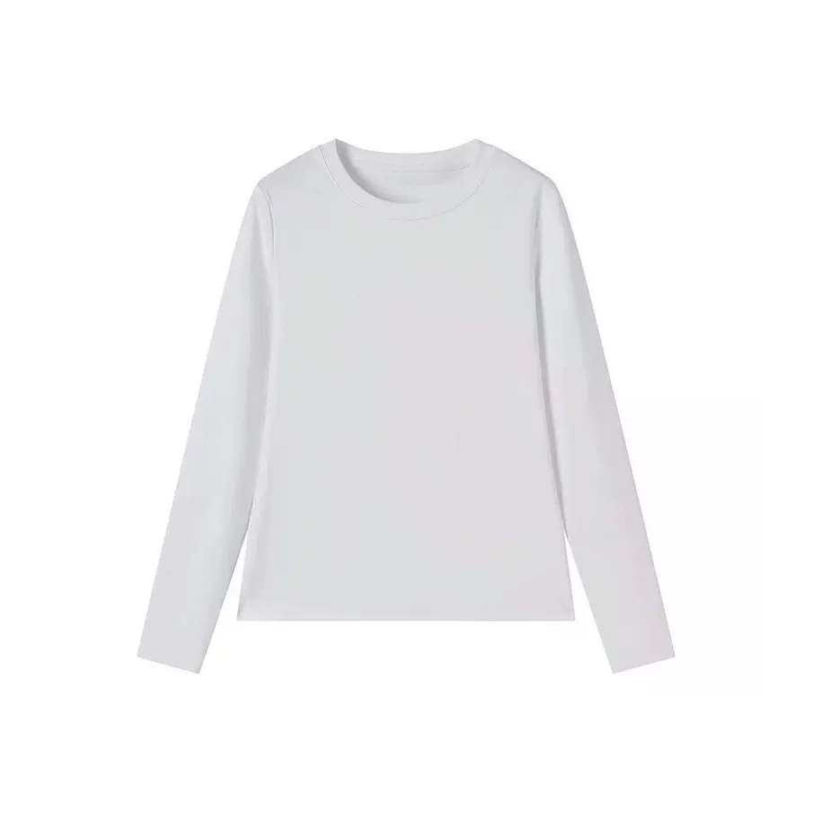 GJ HJ Классический Белый Женский T-Рубашки