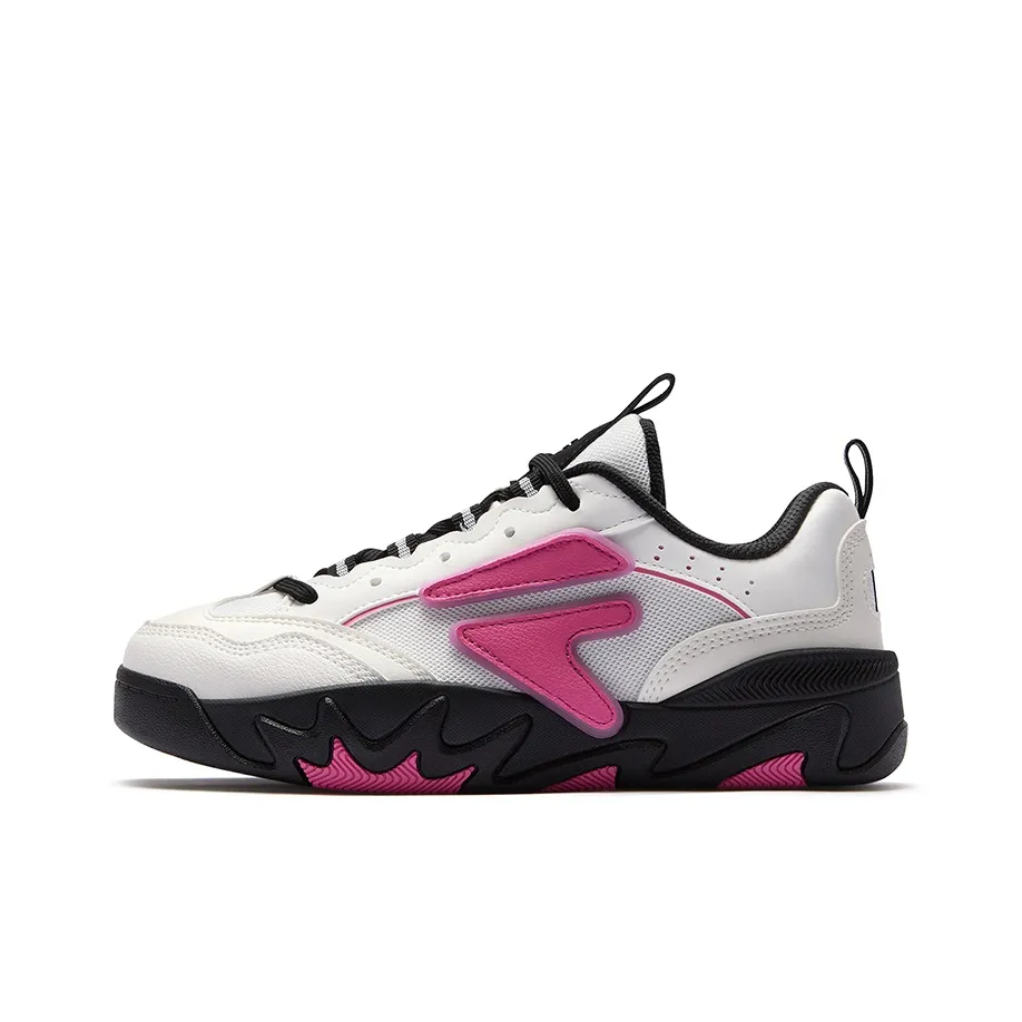 FILA FUSION NOLLIE II Dolphin Jump Shoe 2 Low Топ Скейтборд Кроссовки Женские Снежно-розовый