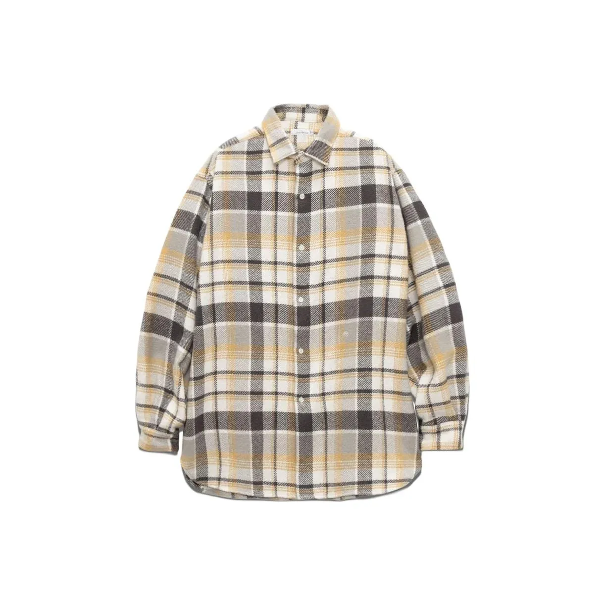 Nanamica FW25 Тяжелая Фланелевая Рубашка Унисекс