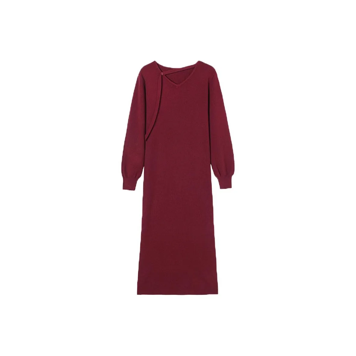 RED DRAGONFLY Длинное платье с длинными рукавами женское