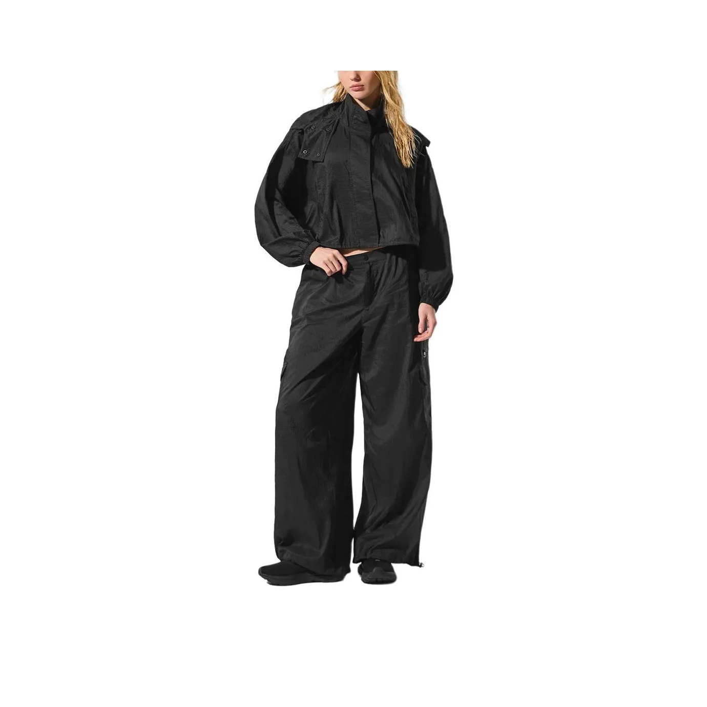 Alo Yoga Cropped Game Time Full Zip Куртка Женская