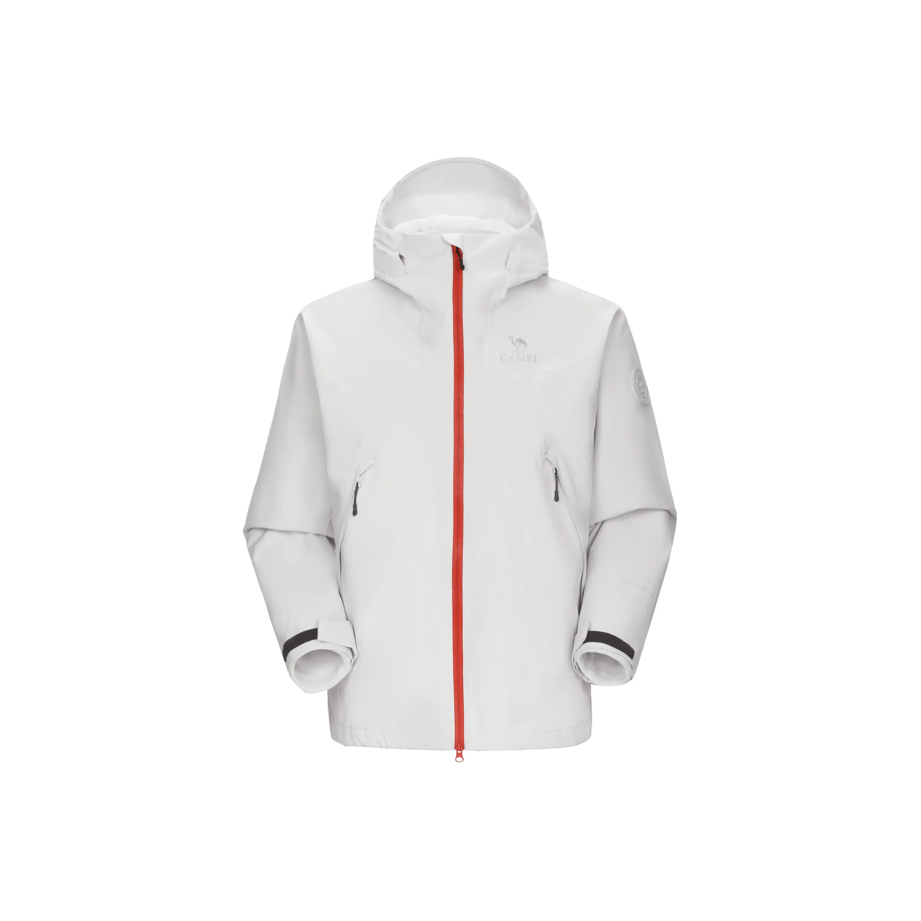 CAMEL Цветовой блок Ветрозащитный и Дождевой Дышащий Масло-отталкивающий Термический Флисовая подкладка 3 в 1 Ветровка Мужской