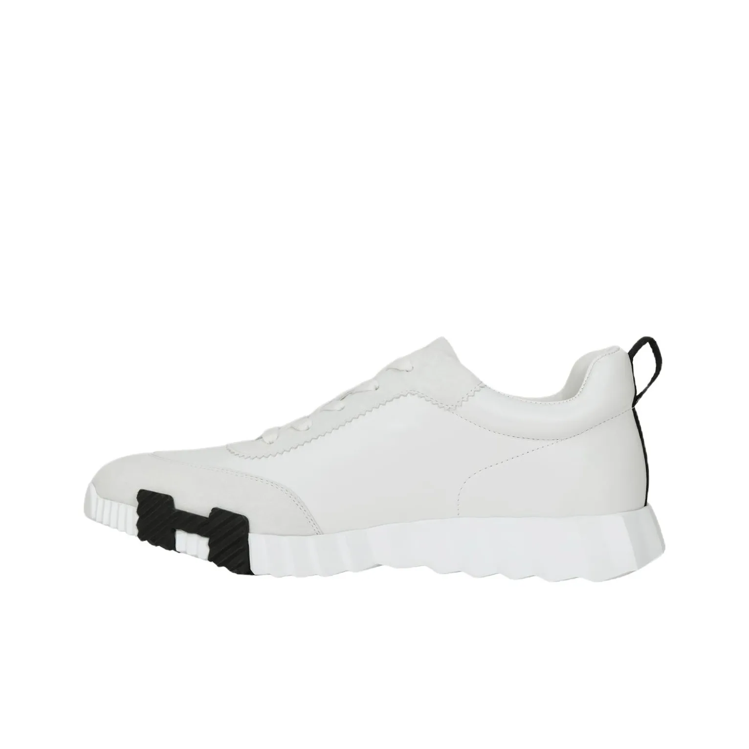 HERMES Bouncing Low Top Casual Shoes Men White