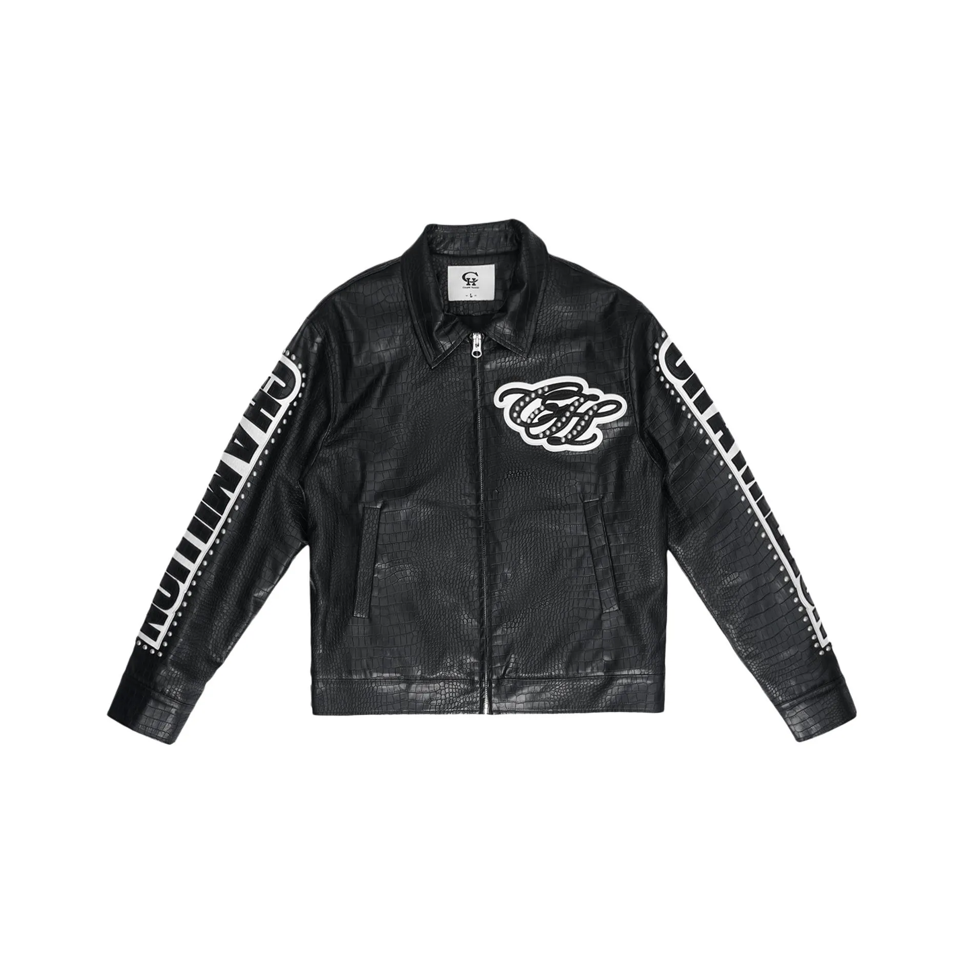 Couple Hunnid Кожа Куртка Куртка Унисекс