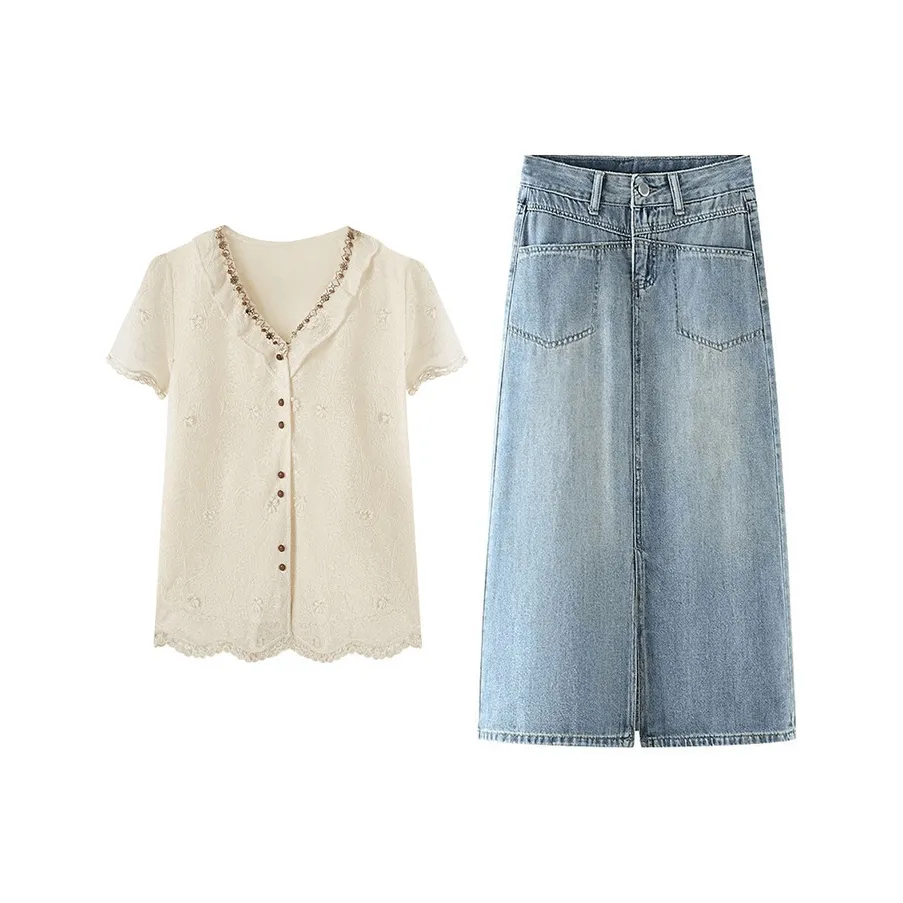 MARIE·COCO Топ+Юбка Женские Комплекты Юбка