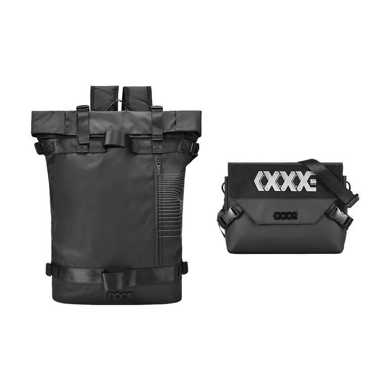 COEXISTENCE Polyester Basketball Backpack Large Size Unisex Dark Gray
