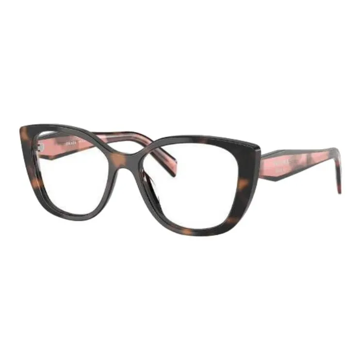 PRADA Квадратные Оправы для очков Унисекс Многоцветные Красные