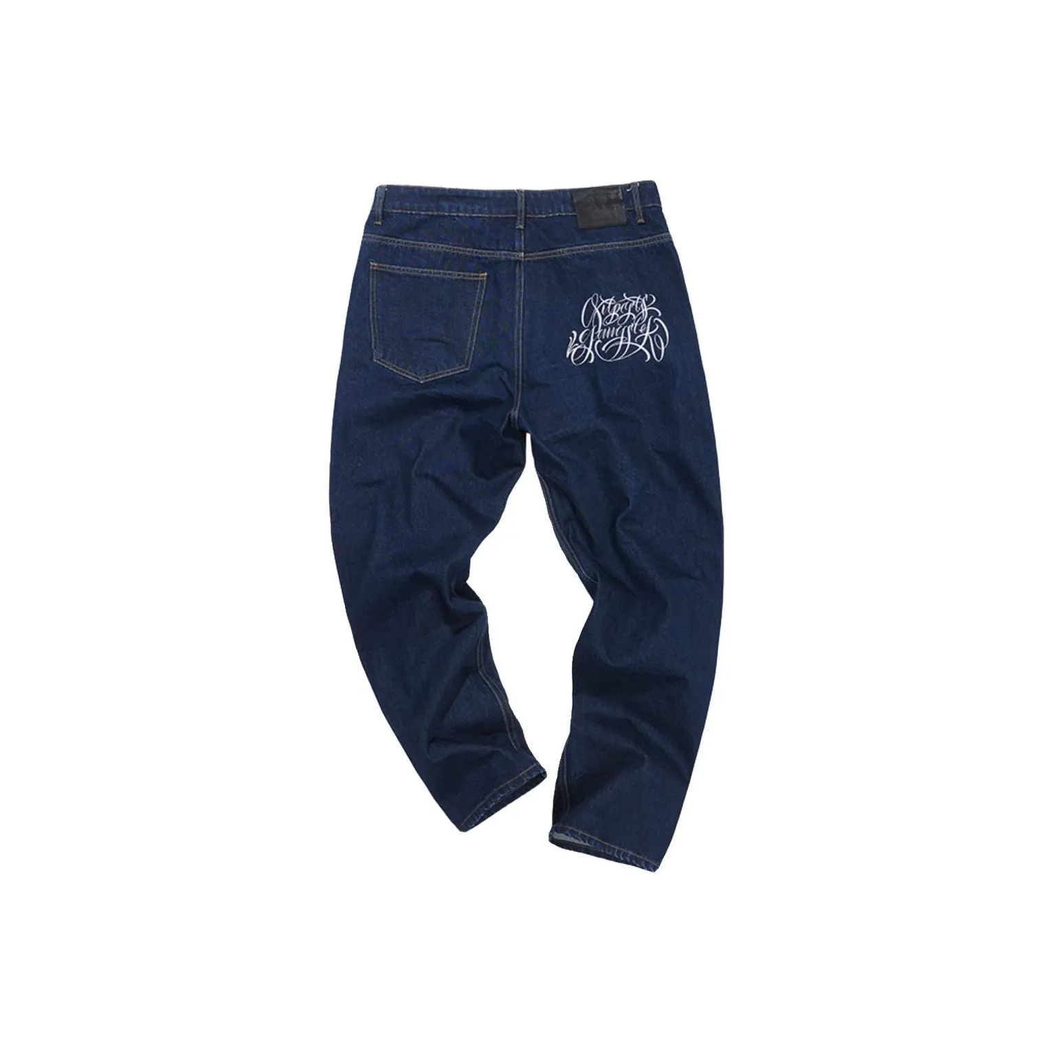 NUCLEAR EXPLOSION Темно-синий Мужские Джинсы