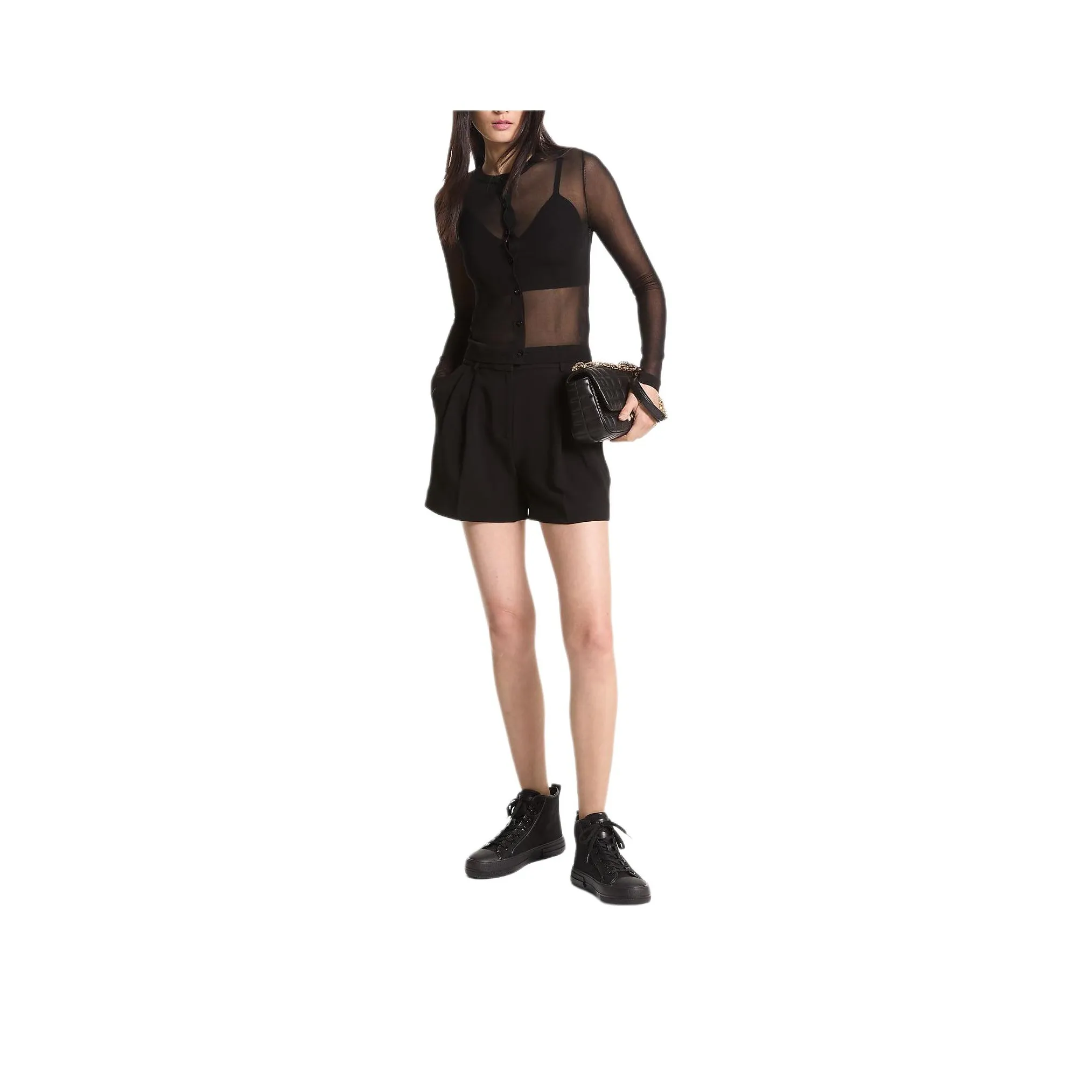 Michael MICHAEL KORS Crepe Tailored Shorts