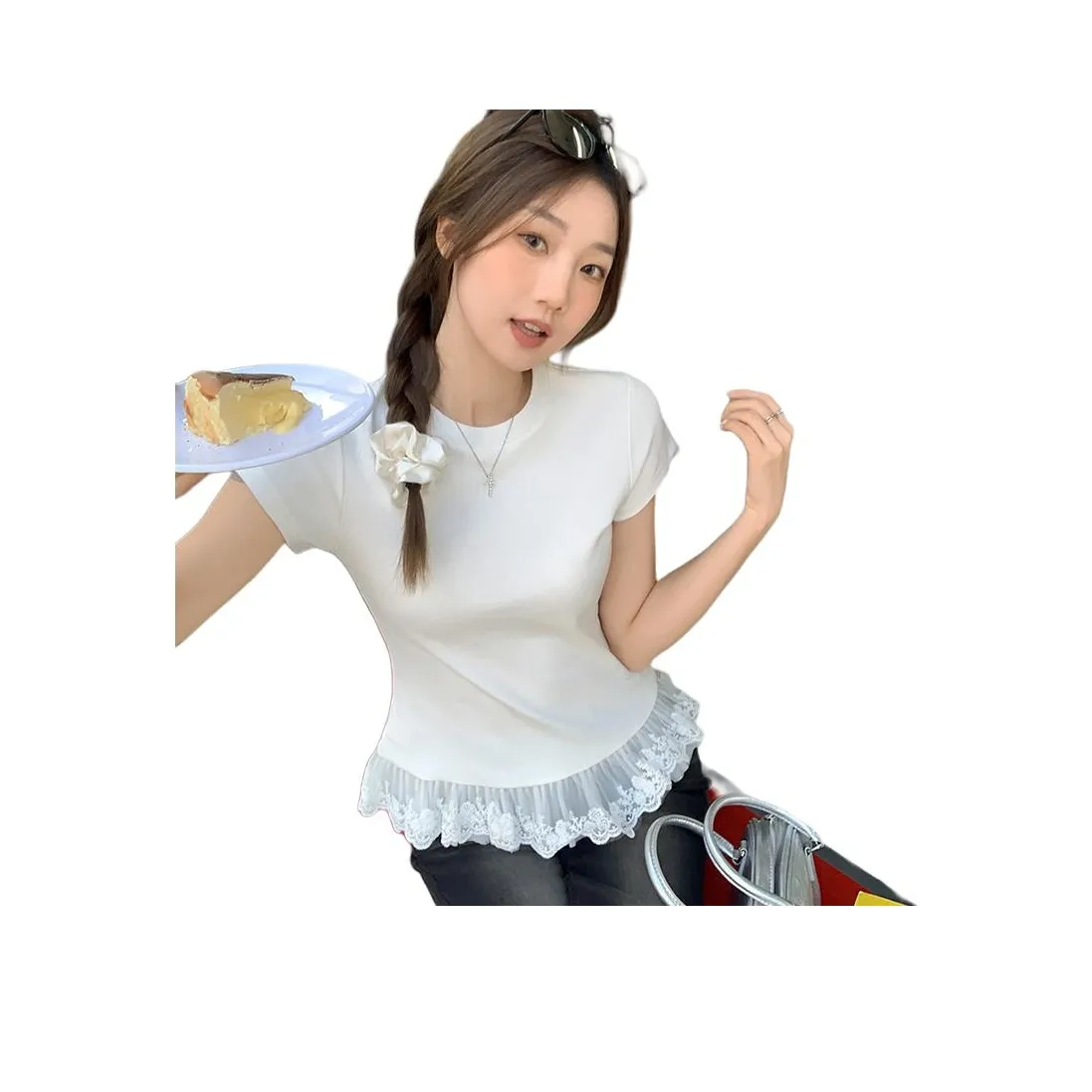 FOREVER 21 Белые Женские Футболки