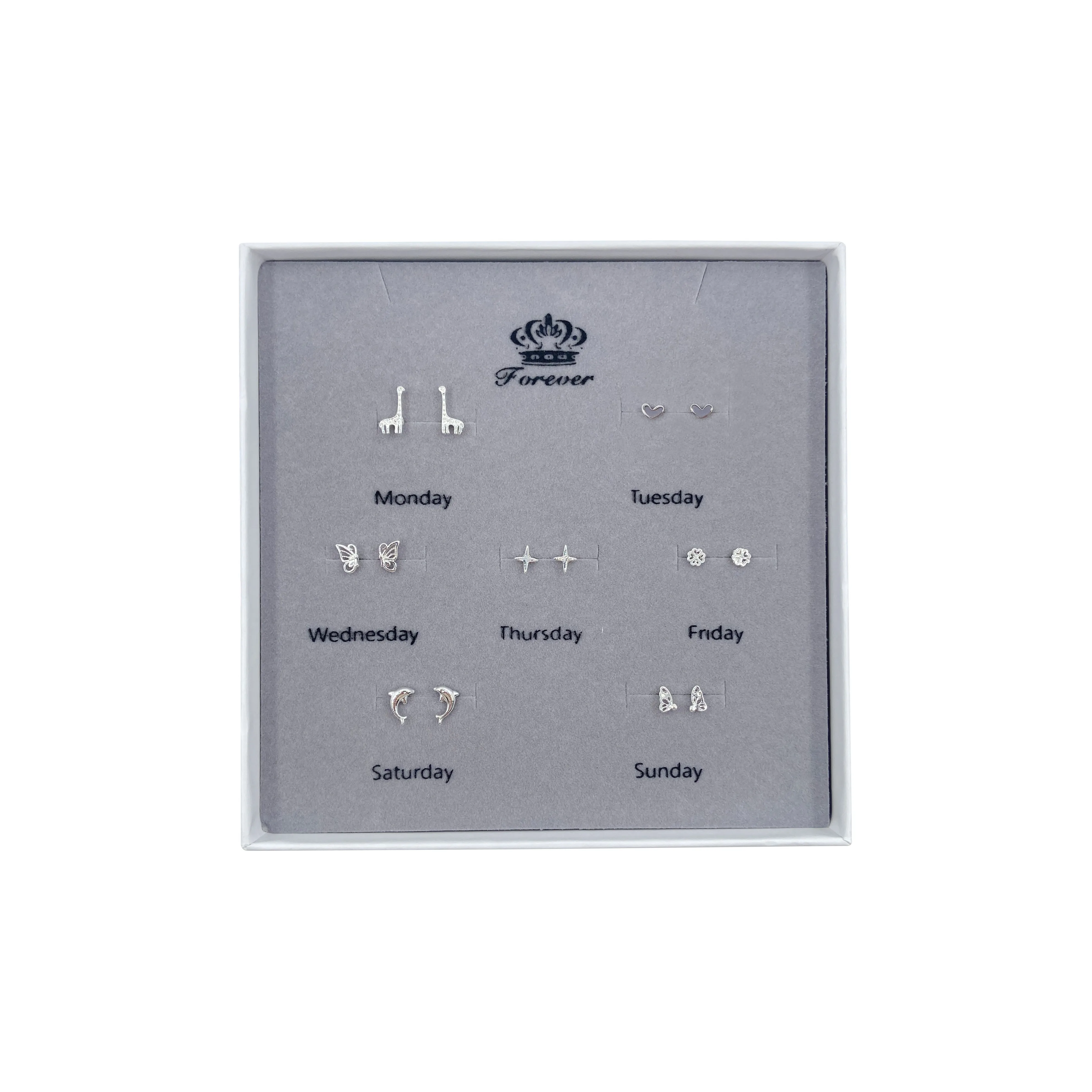 BENNISS Сплав Серьги-гвоздики Женские