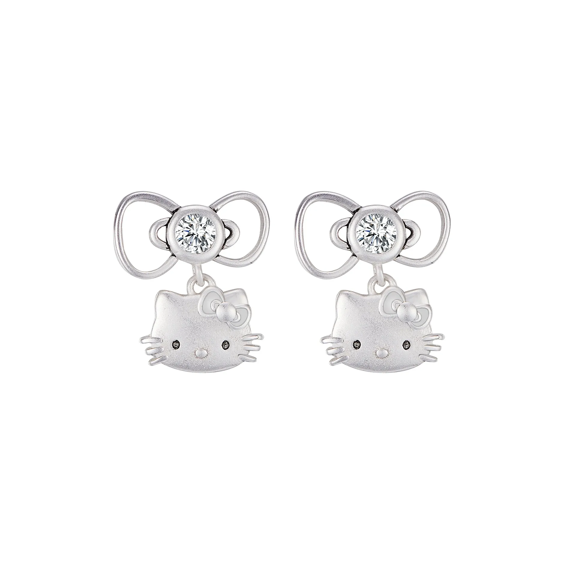 Hello Kitty x Sanrio Alloy Stud Earrings Women's