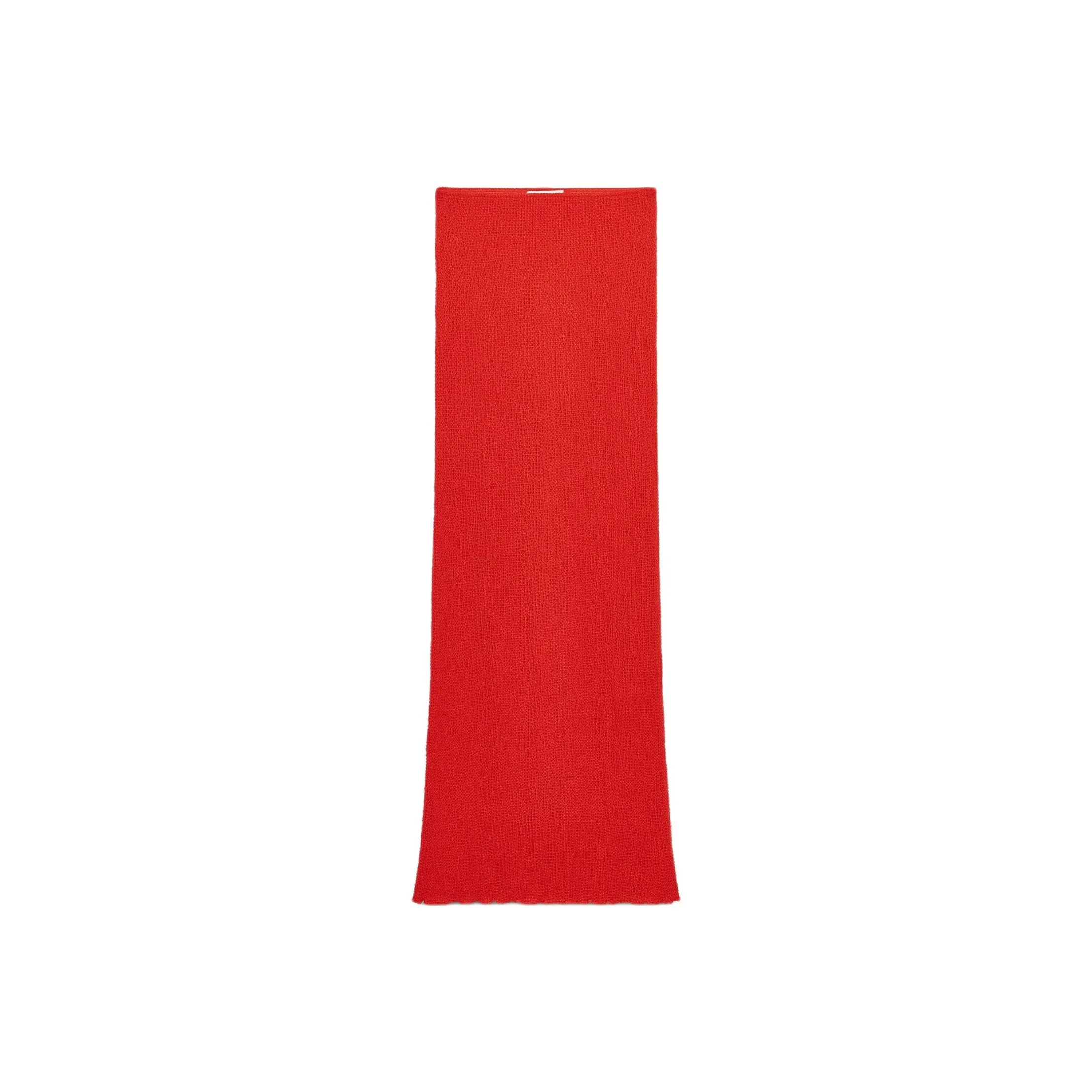 ZARA Темно-красные женские повседневные длинные юбки