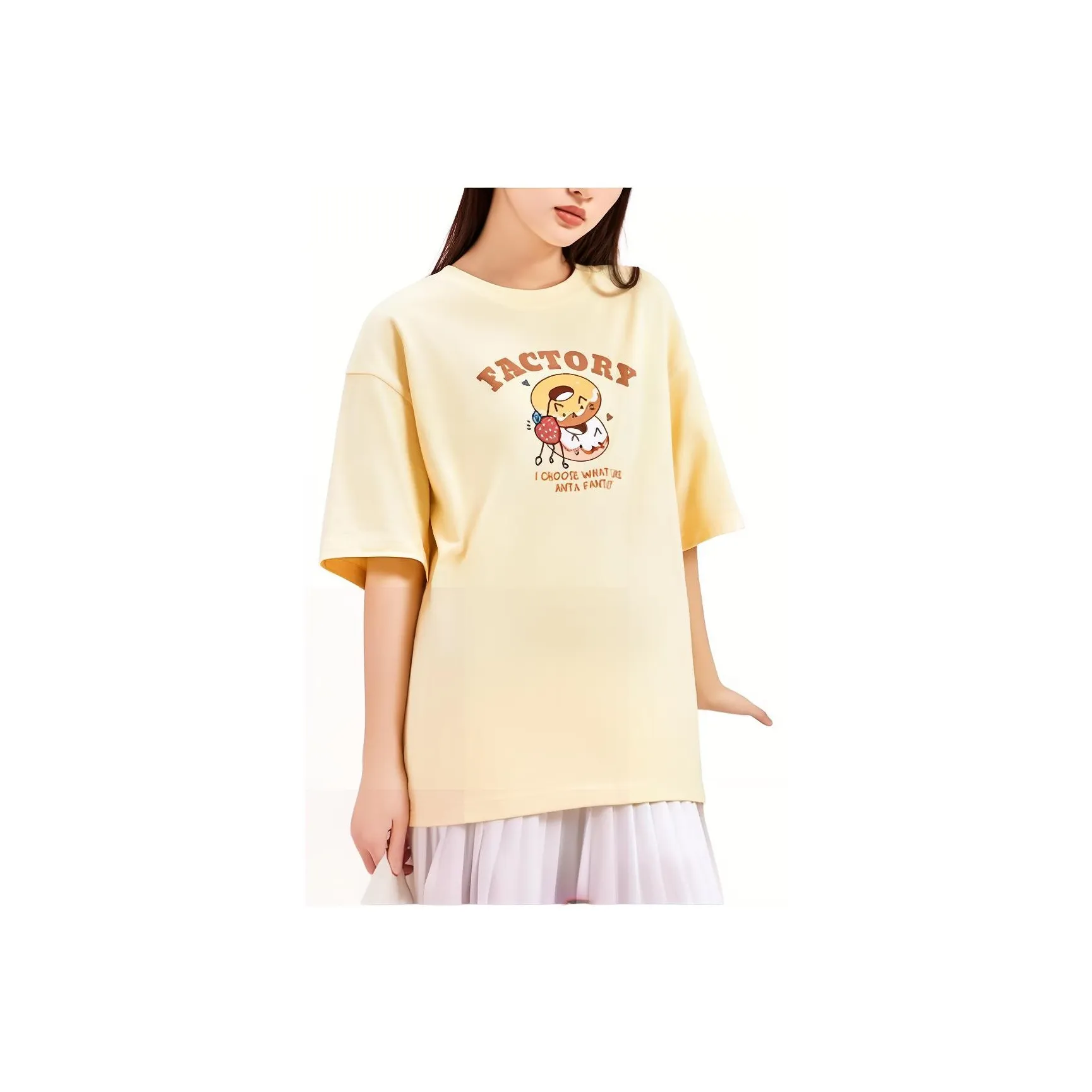 Anta Sports Life Collection Regular T Shirt Women's Cornsilk