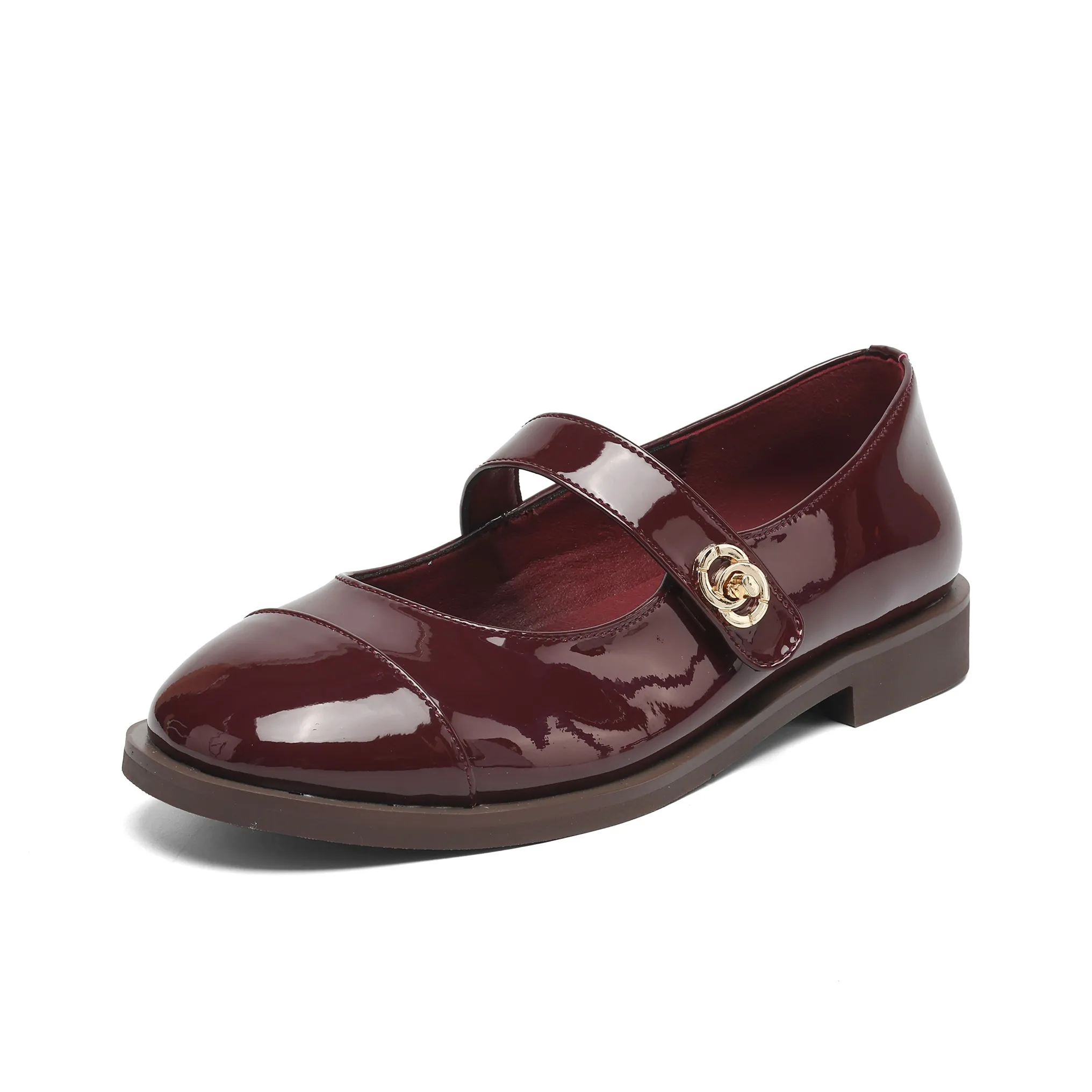 Daphne Грубый каблук Туфли Мэри Джейн Женские