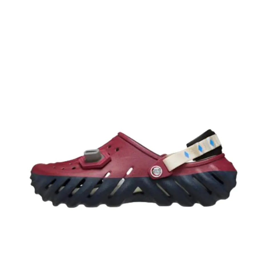 Demon Slayer x Crocs Giyu Echo Clogs Сабо Унисекс Темно-красный