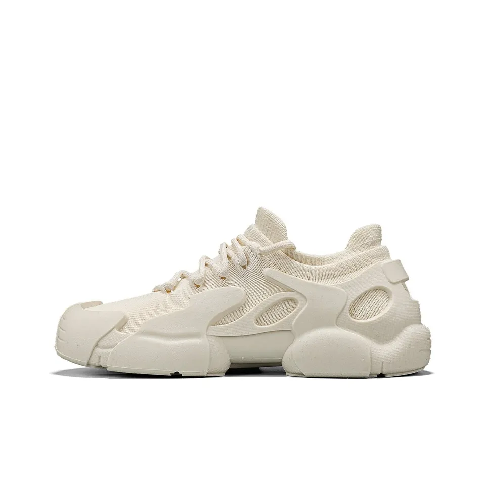 CAHHRRN Дышащие Низкие Топ Кроссовки с Толстой Подошвой Унисекс