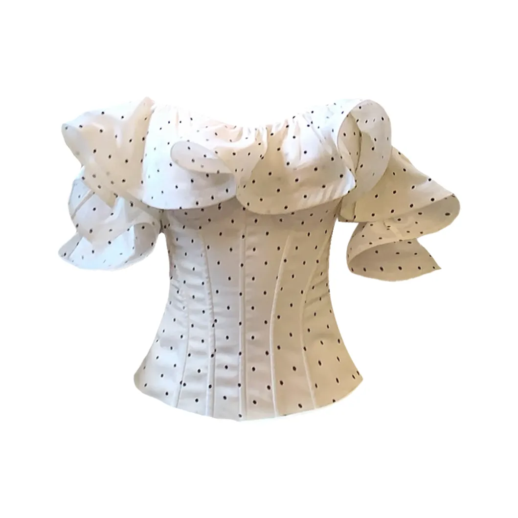 JOPPTI Белый Женский Топ без бретелек