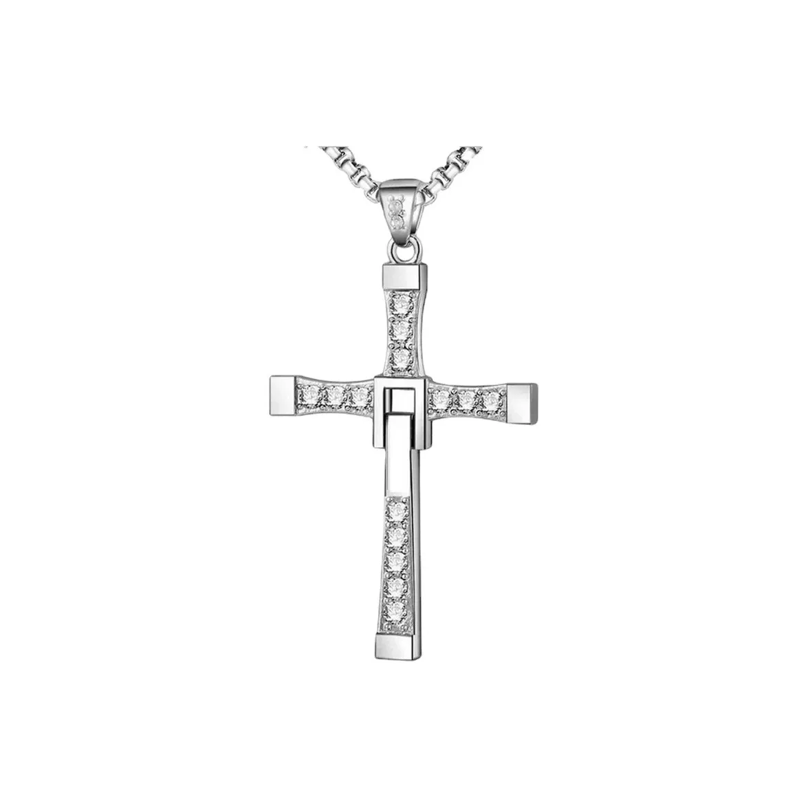 Quarqor Ожерелья из титанового стального сплава Мужской