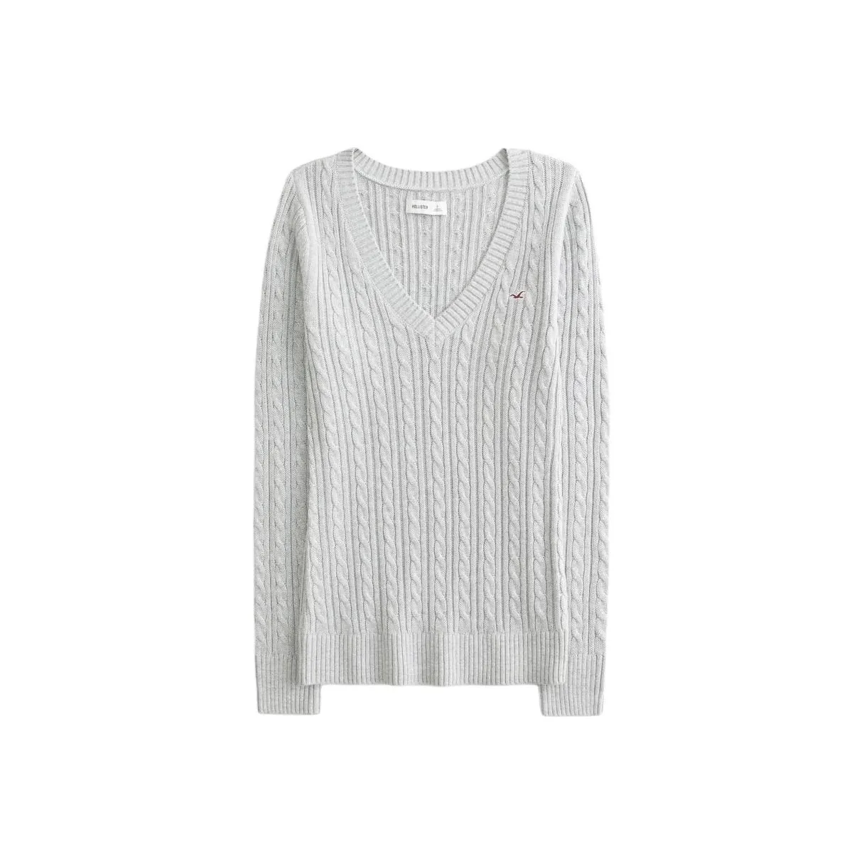 Hollister Серые Женские Свитера